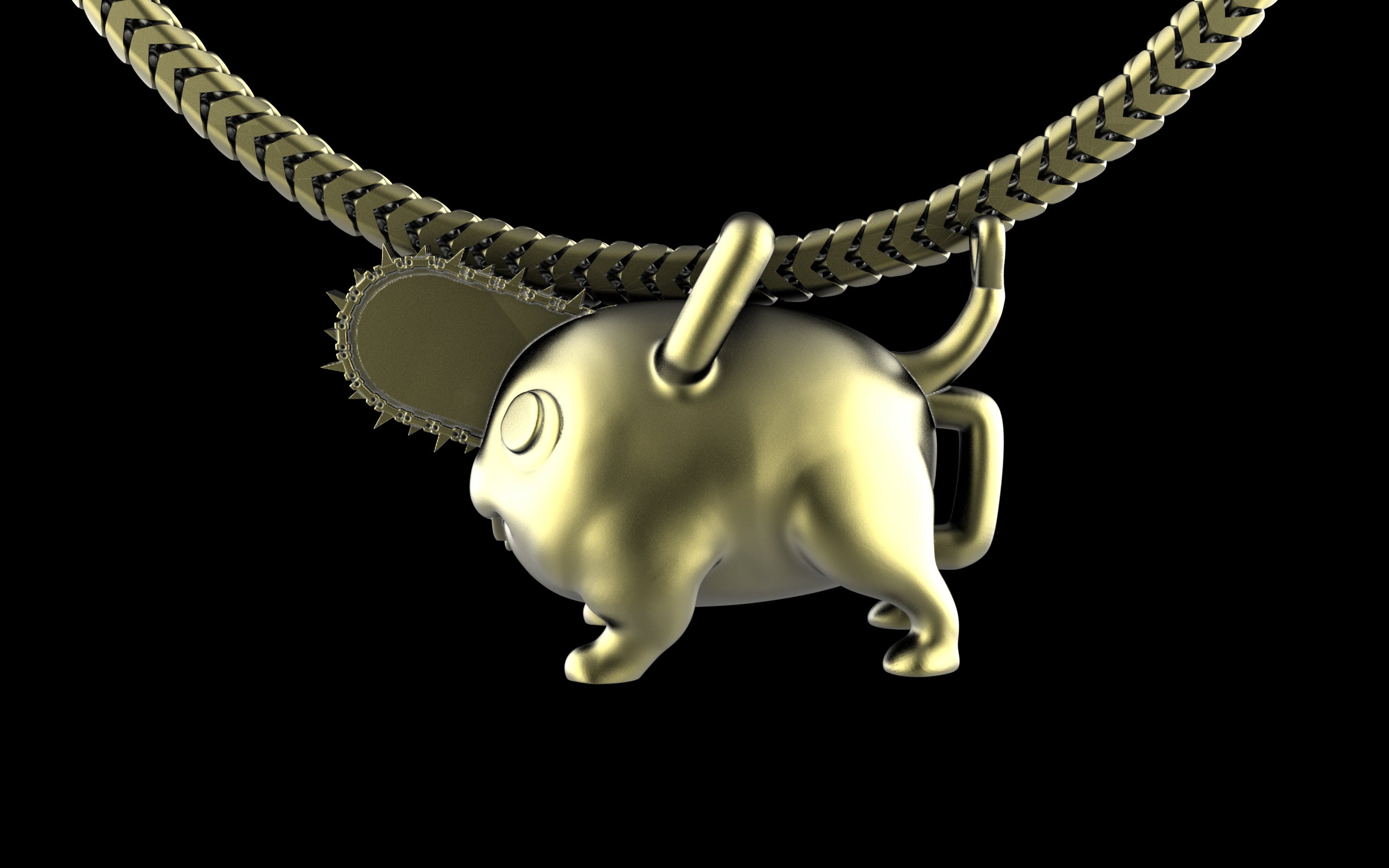 Pochita from Chainsaw Man Pendant