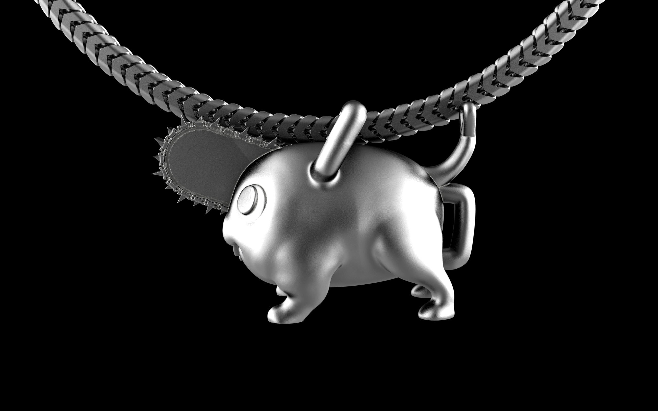 Pochita from Chainsaw Man Pendant