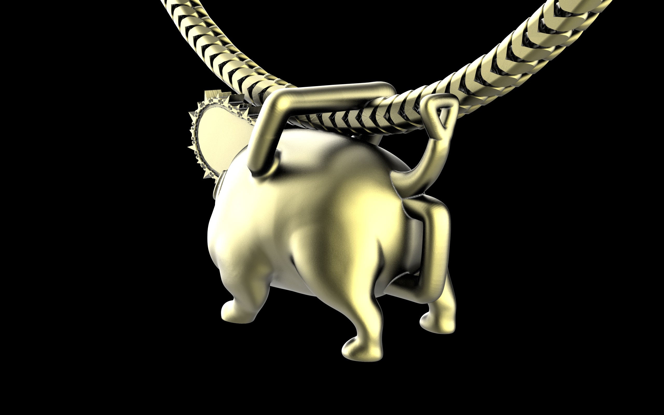 Pochita from Chainsaw Man Pendant