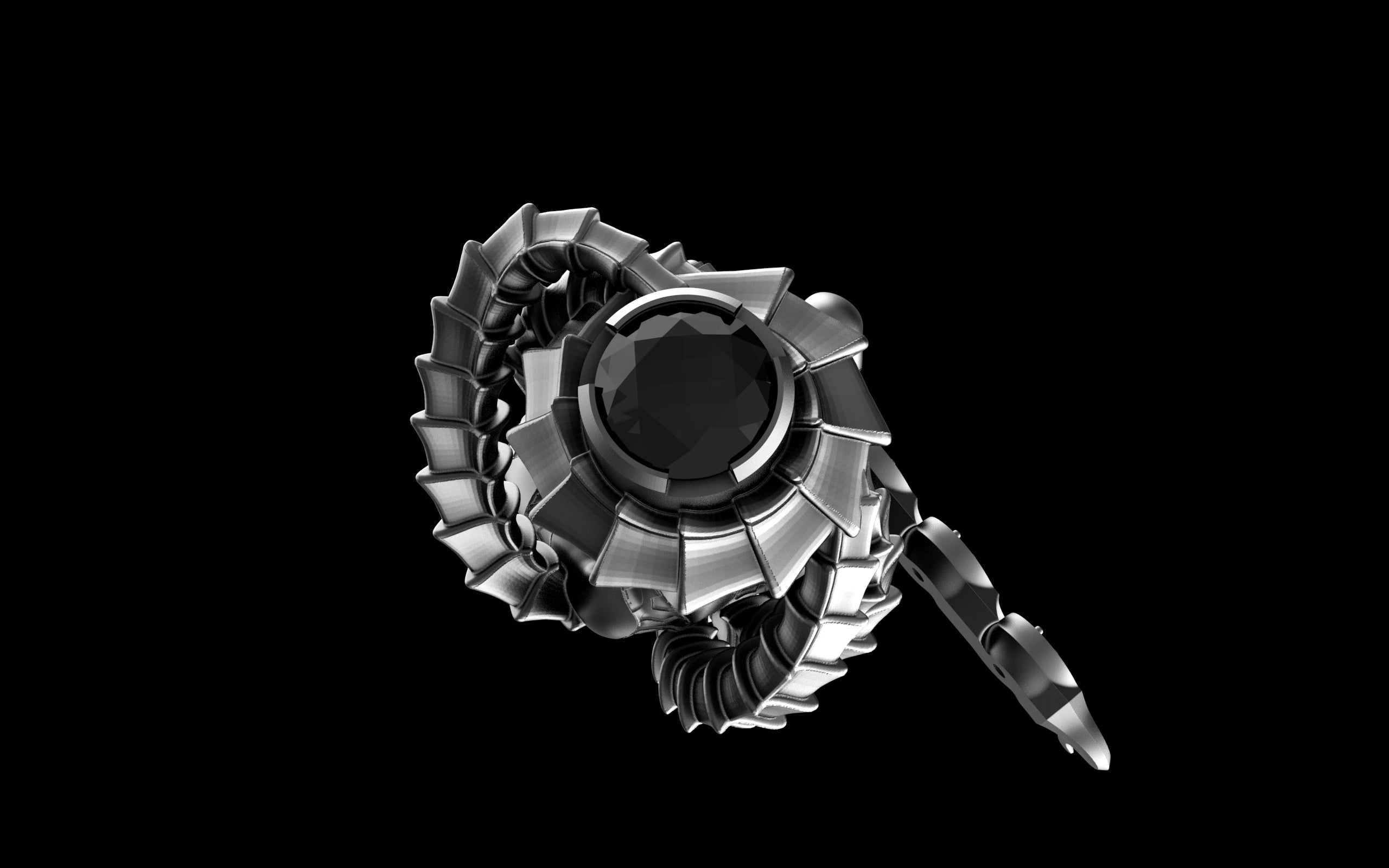 Kitsune Yokai Ghost Spirit Samurai Fox Assassin Ninja Sculpture