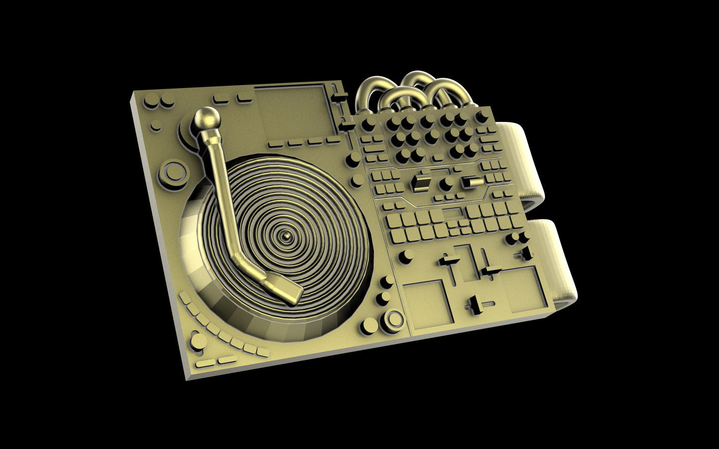 Turn Table / Mixer Hat Clip