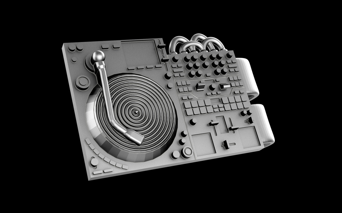 Turn Table / Mixer Hat Clip