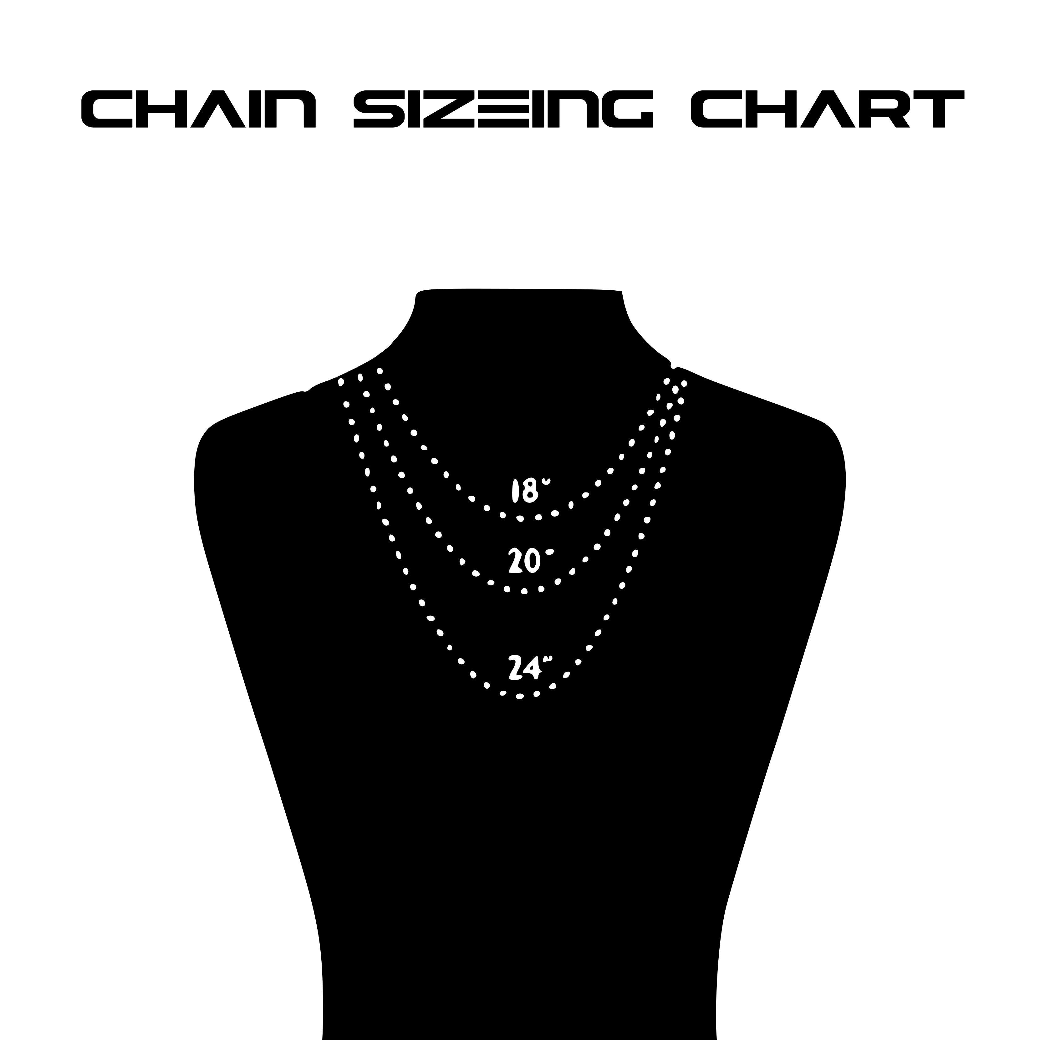 Rhodium Plated Sterling Silver Chain
