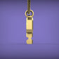 Tipper Music ? Pendant with Chain - Sterling Silver / Brass / Bronze
