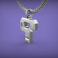 Tipper Music ? Pendant with Chain - Sterling Silver / Brass / Bronze