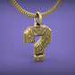 Brain Candy Ink x C.E. Tipper Music ? Pendant with Chain - Sterling Silver / Brass / Bronze