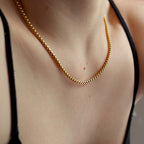 Gold Box Chain - 3mm
