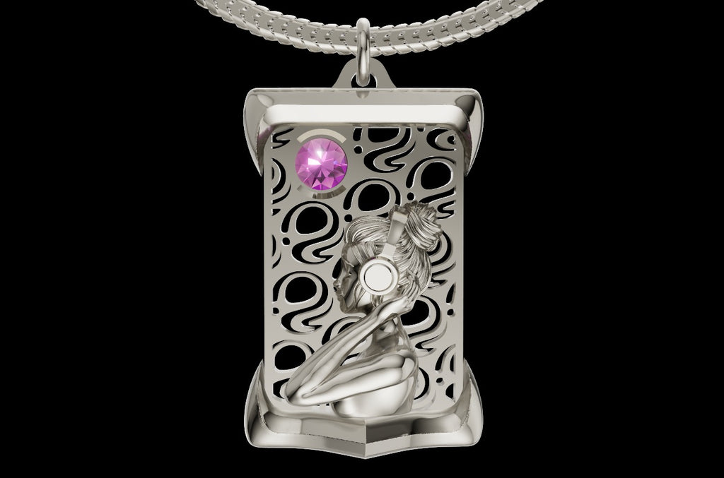 pheel. Echo Chamber Gemstone Pendant