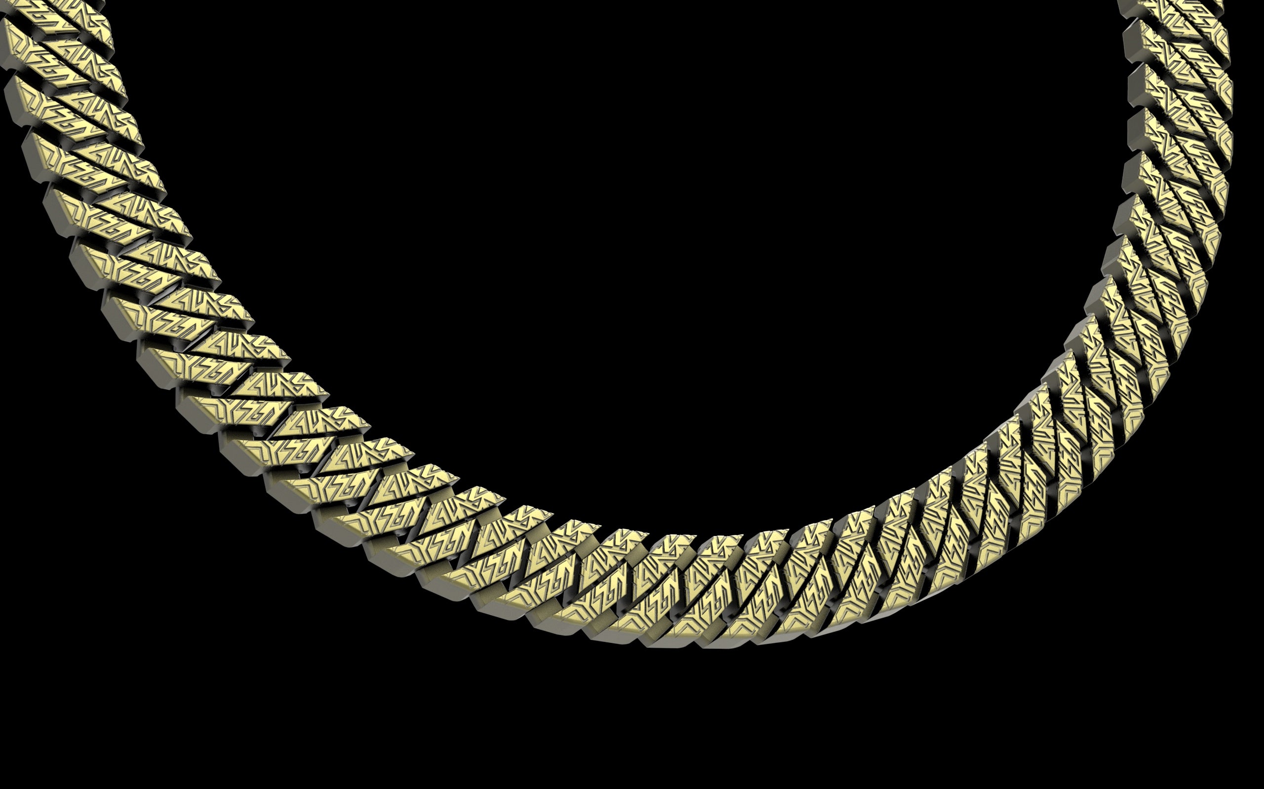 Graffiti Cut - Tech Cuban Chain