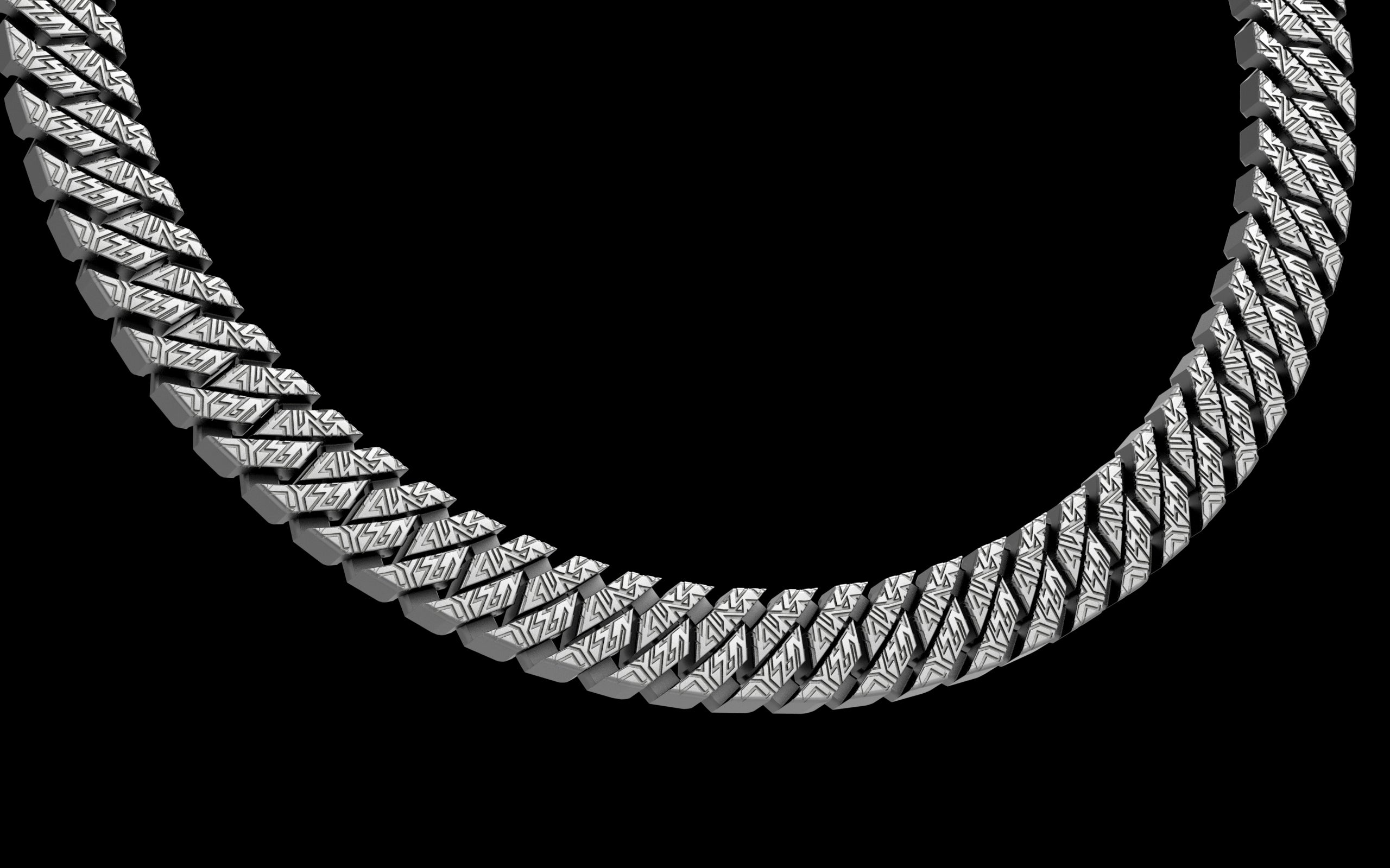 Graffiti Cut - Tech Cuban Chain