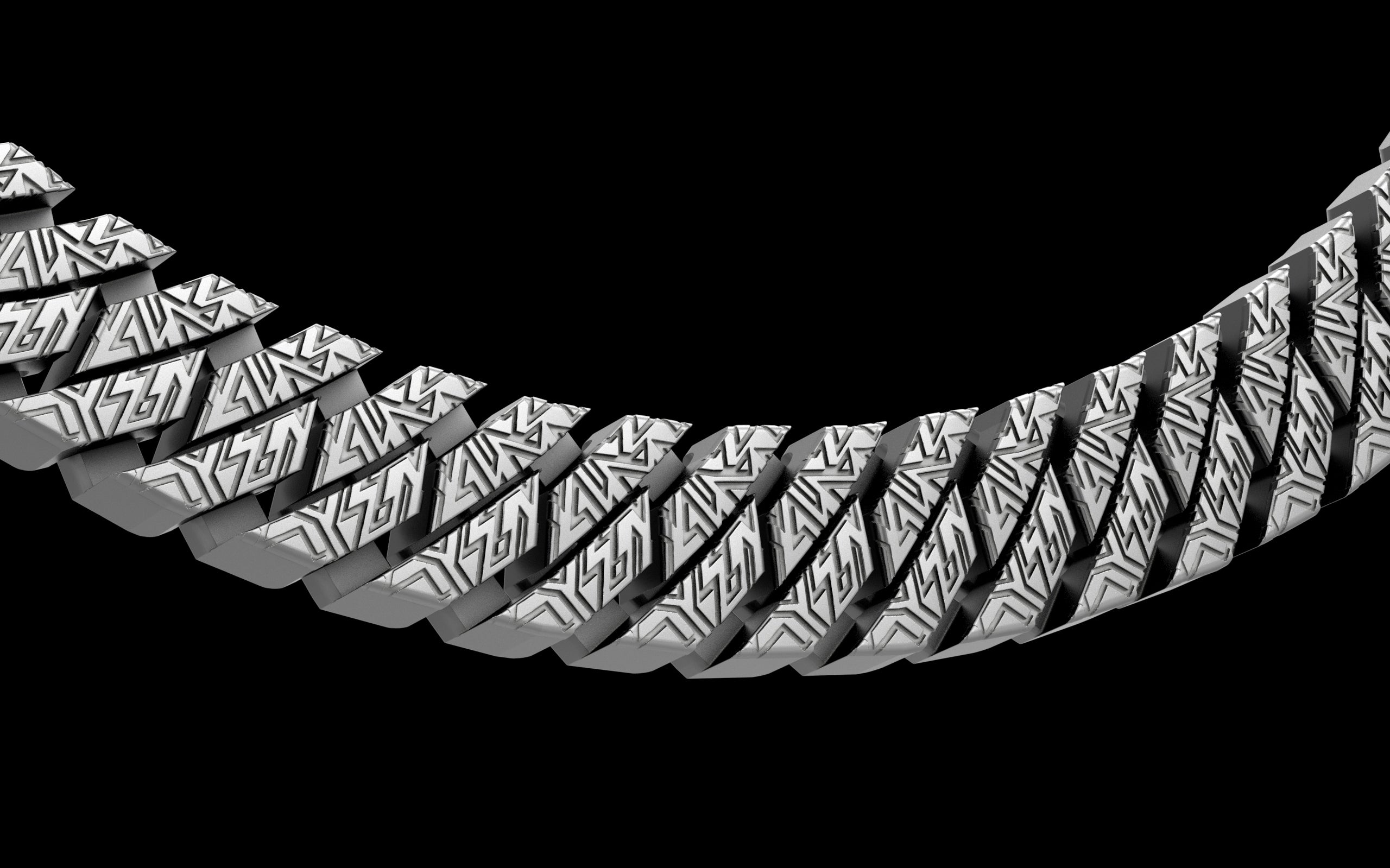 Graffiti Cut - Tech Cuban Chain