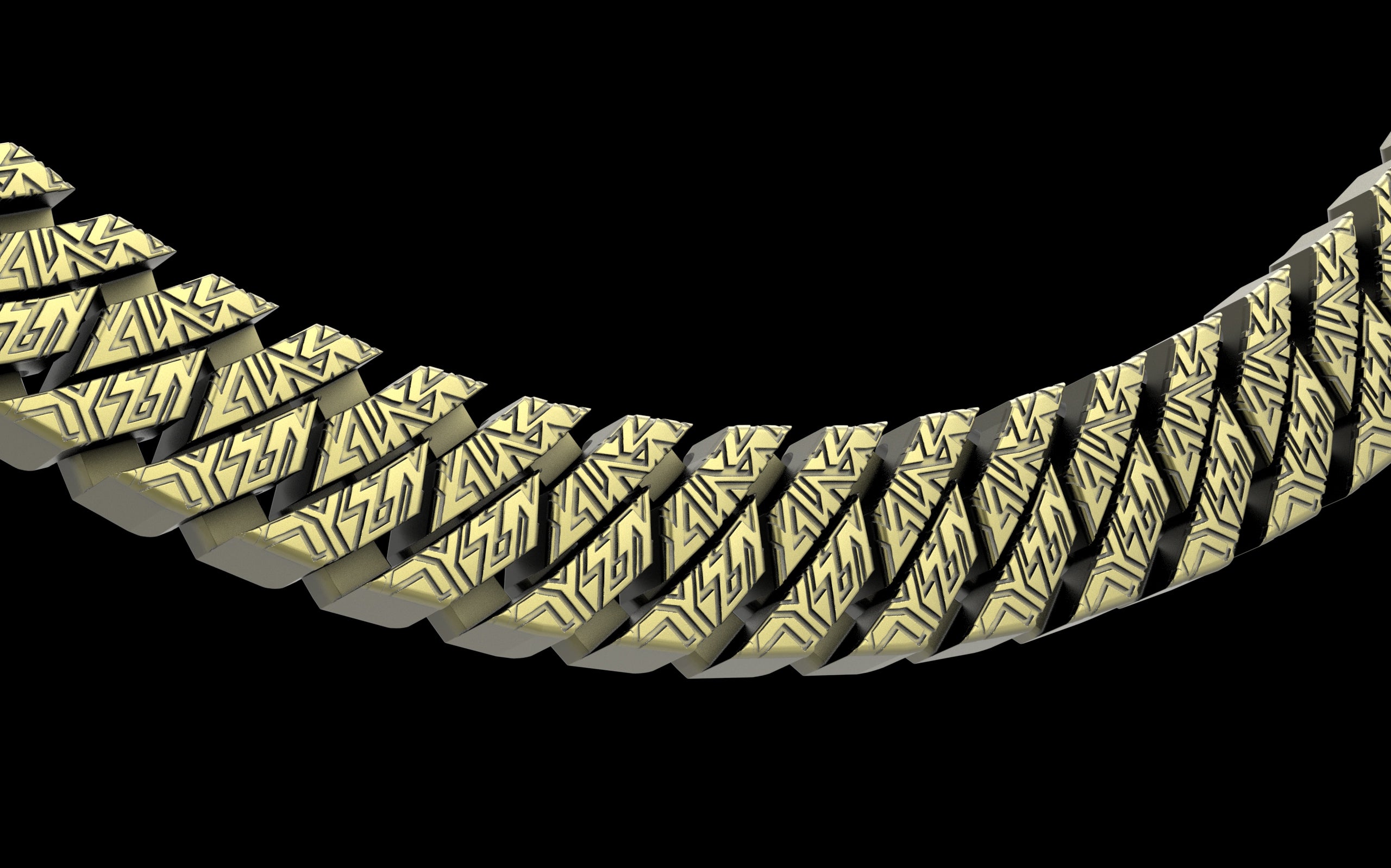 Graffiti Cut - Tech Cuban Chain