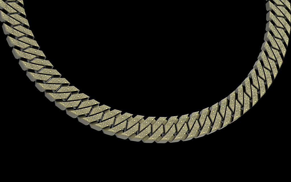 Puddled Cut - Tech Cuban Chain