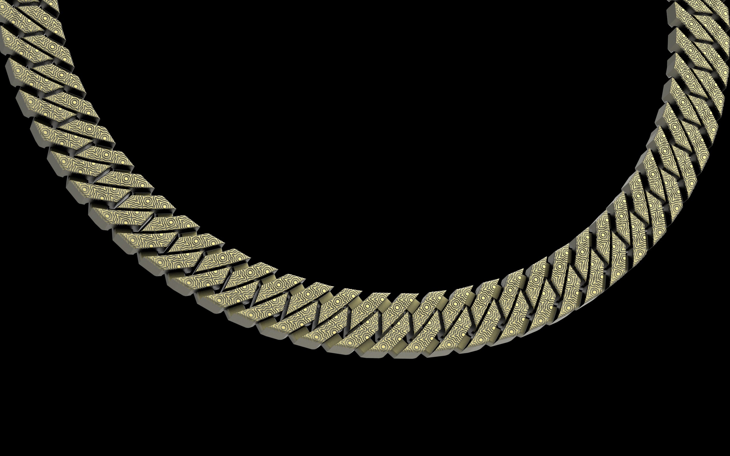 Puddled Cut - Tech Cuban Chain