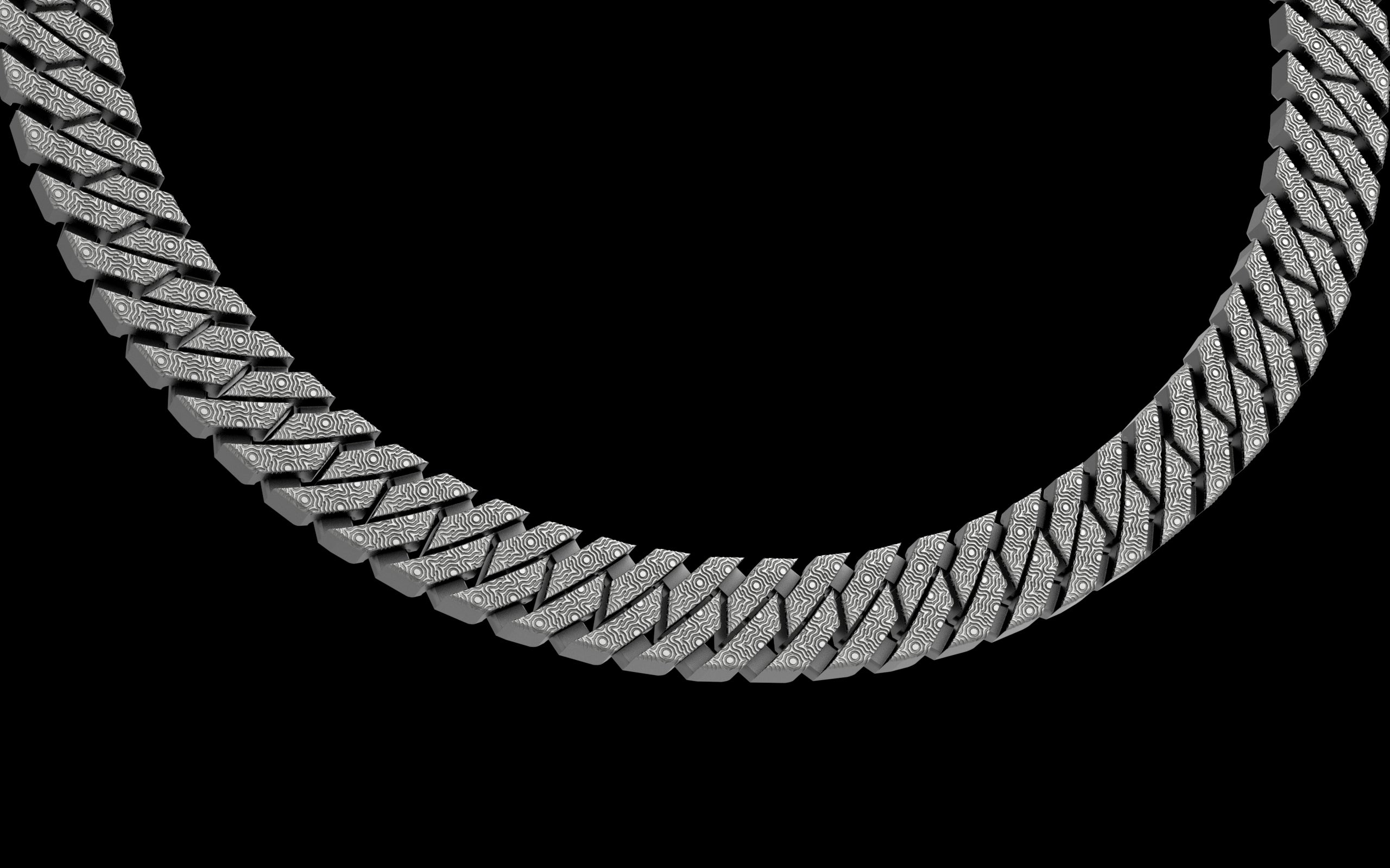 Puddled Cut - Tech Cuban Chain