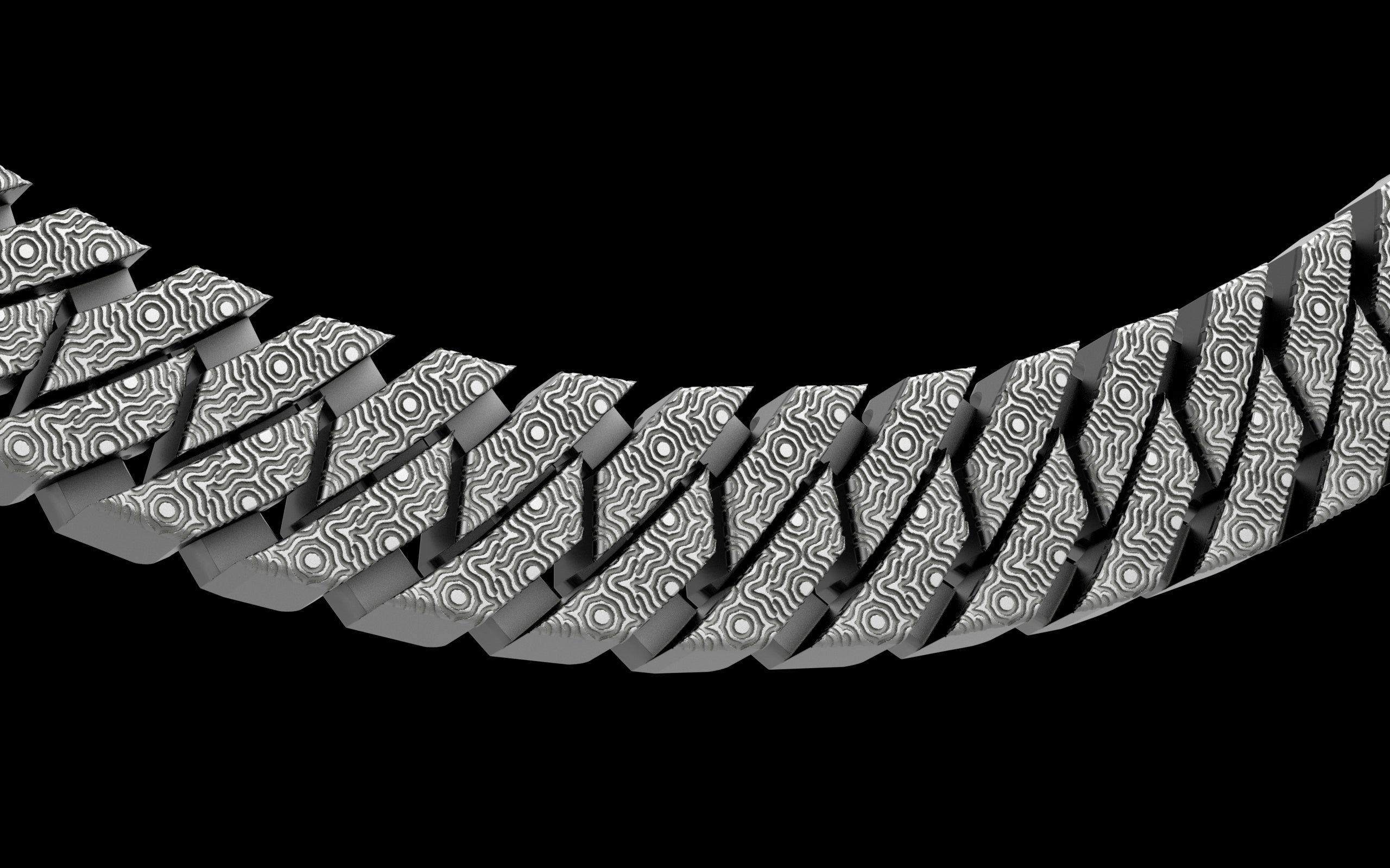 Puddled Cut - Tech Cuban Chain