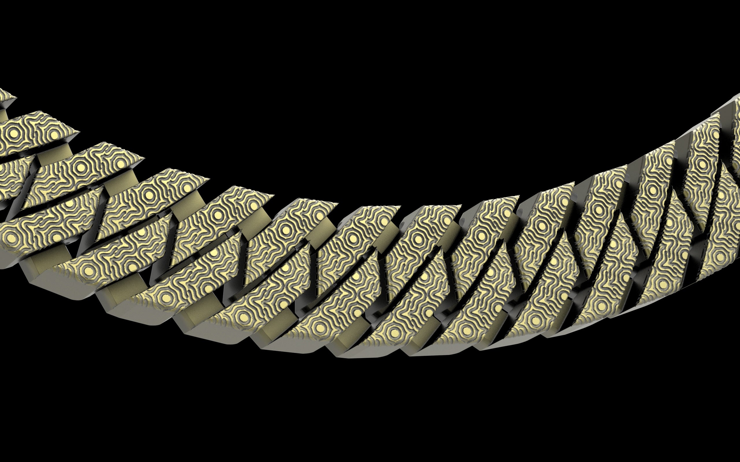 Puddled Cut - Tech Cuban Chain