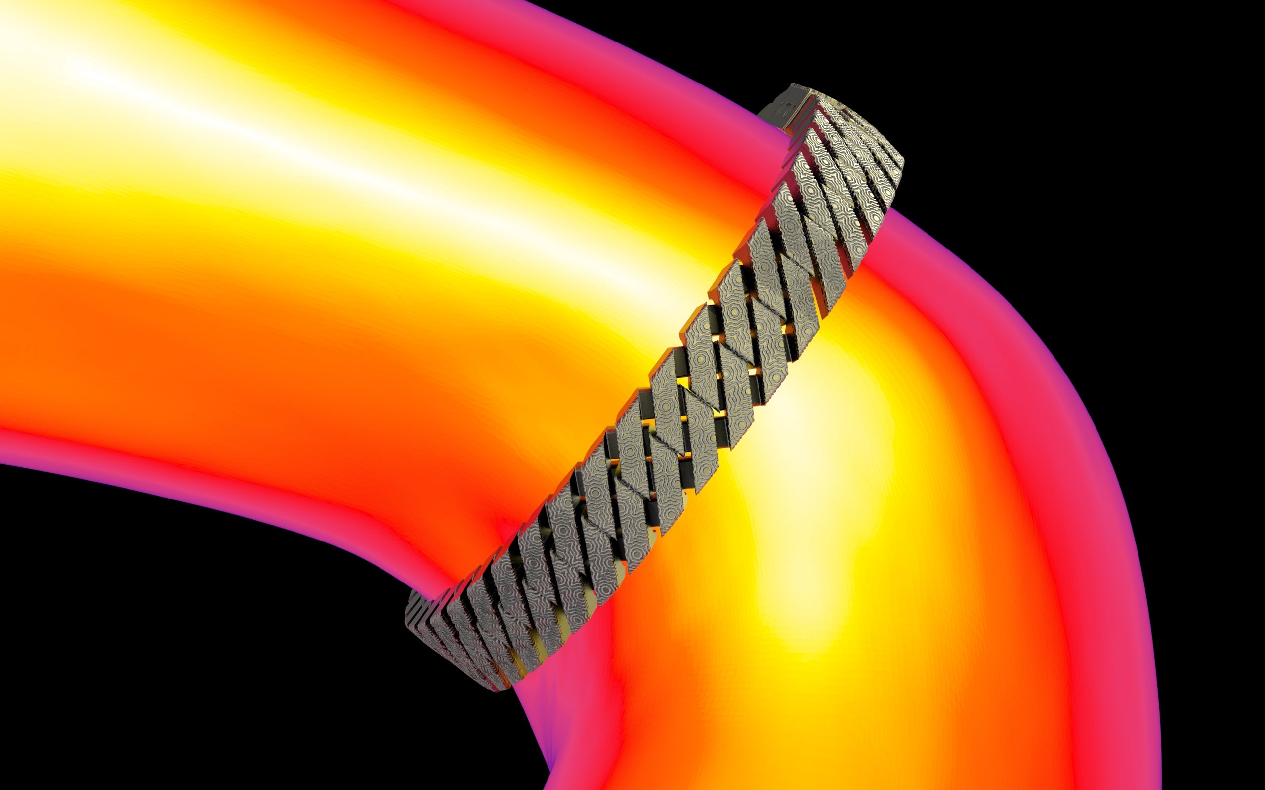 Puddled Cut - Tech Cuban Bracelet