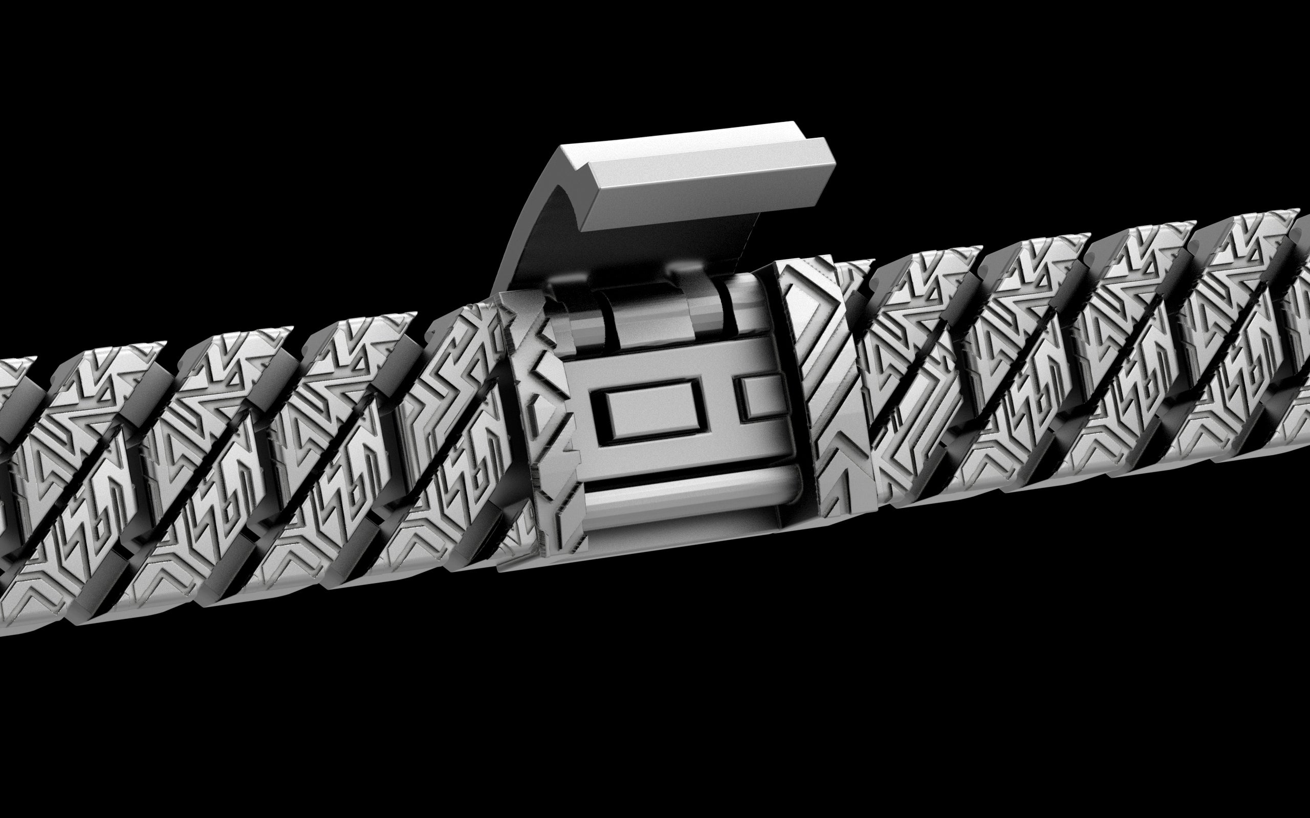 Graffiti Cut - Tech Cuban Chain