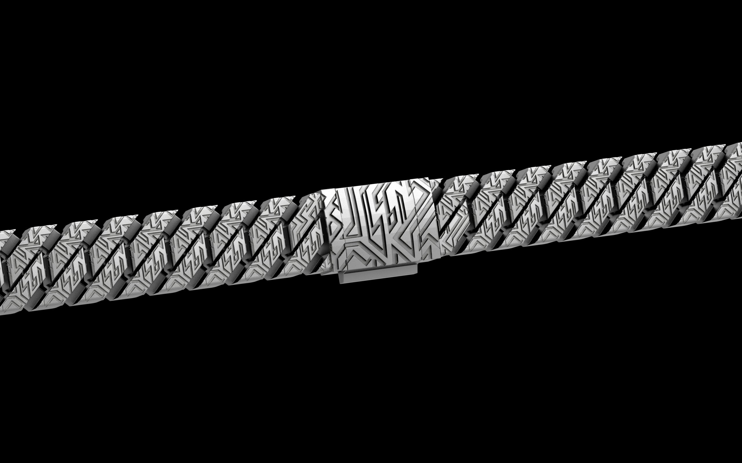 Graffiti Cut - Tech Cuban Chain