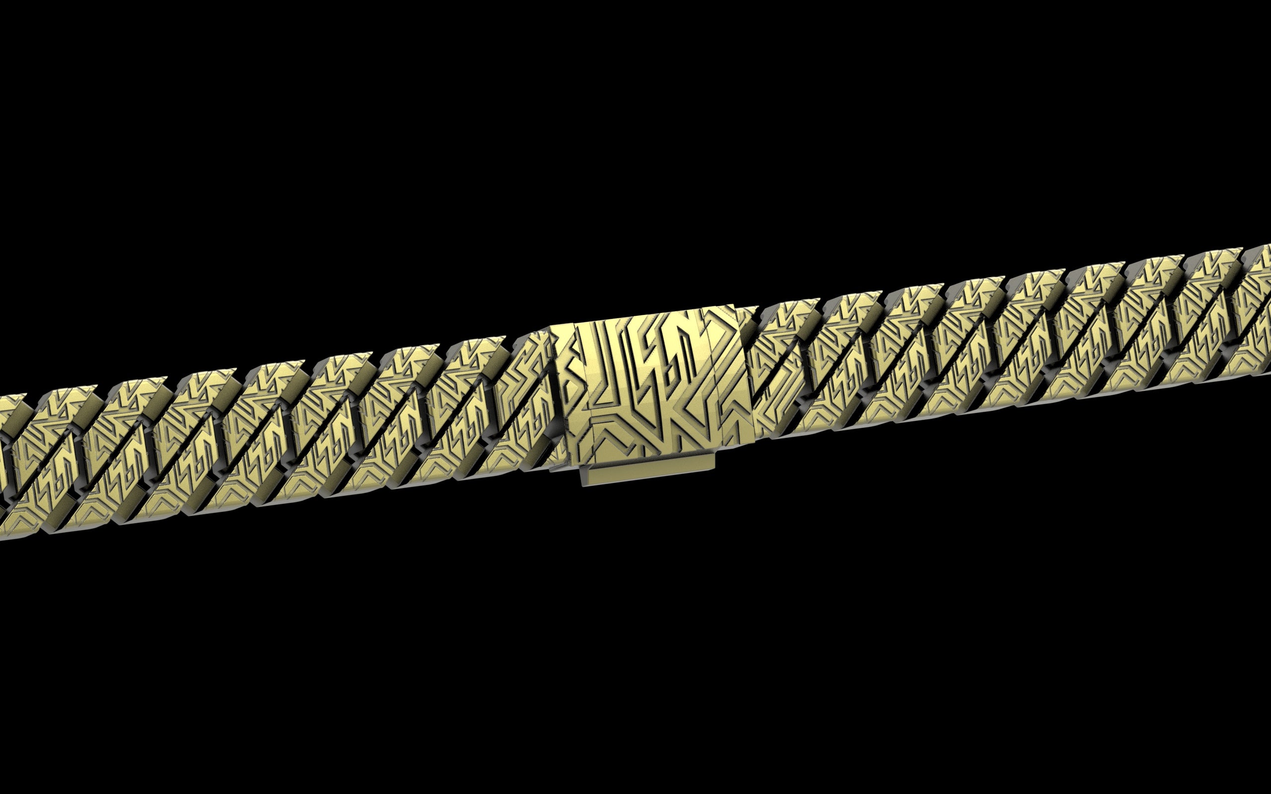 Graffiti Cut - Tech Cuban Chain