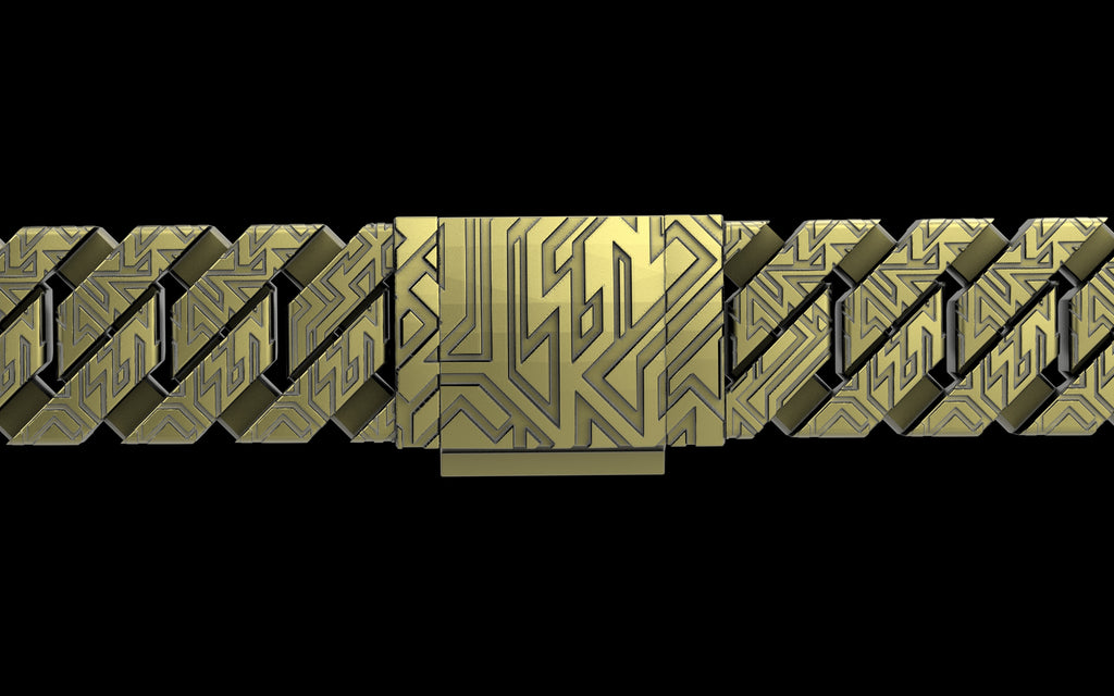 Graffiti Cut - Tech Cuban Chain
