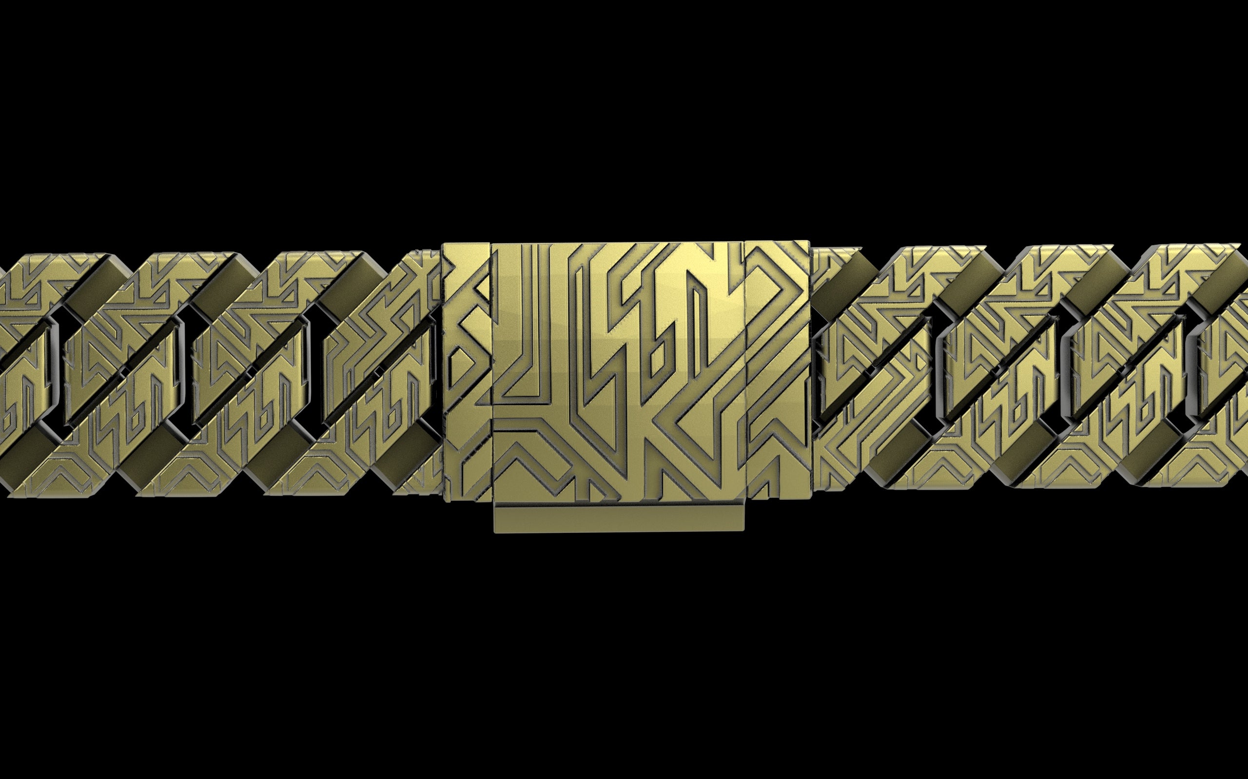 Graffiti Cut - Tech Cuban Chain