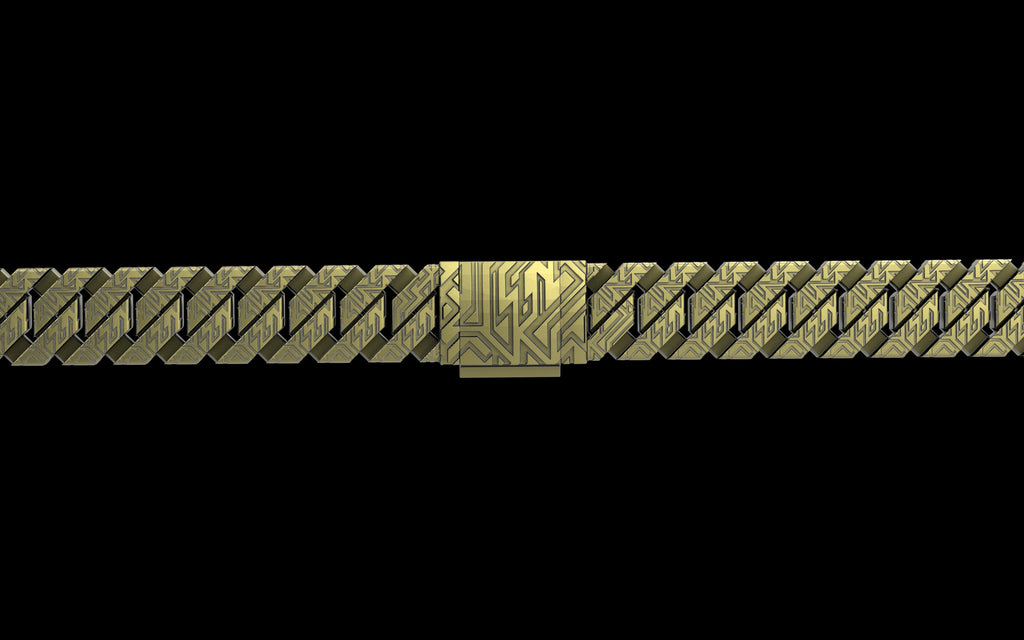 Graffiti Cut - Tech Cuban Chain