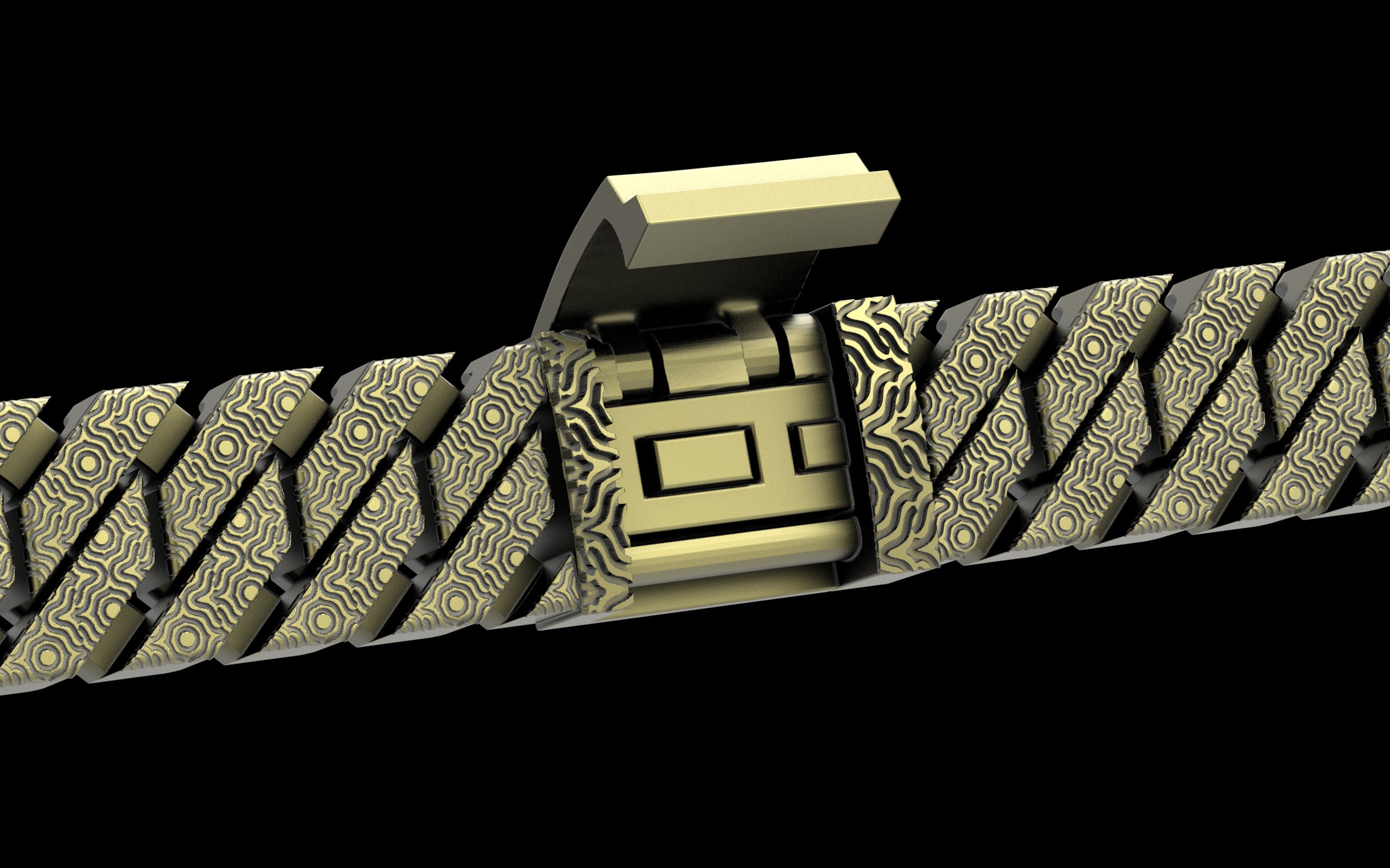 Puddled Cut - Tech Cuban Chain