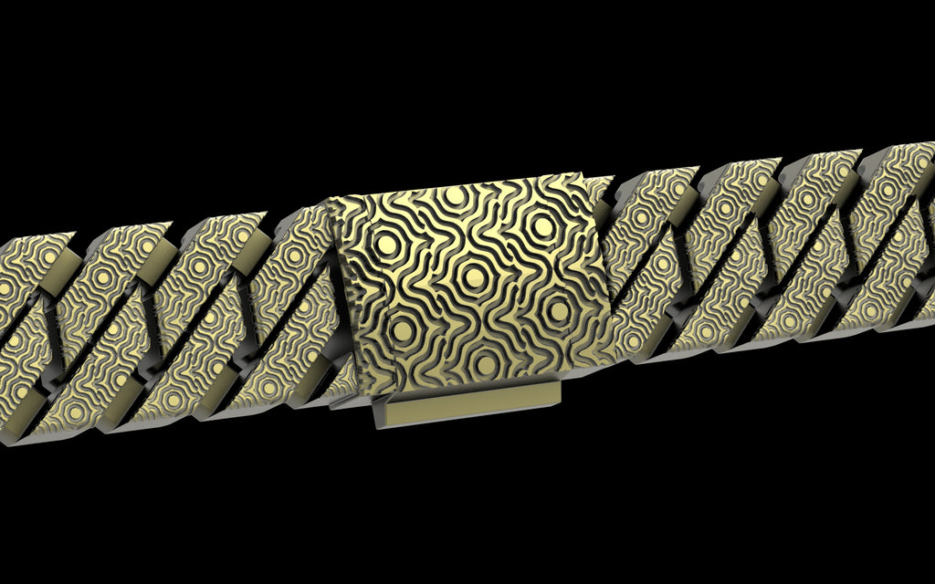 Puddled Cut - Tech Cuban Bracelet