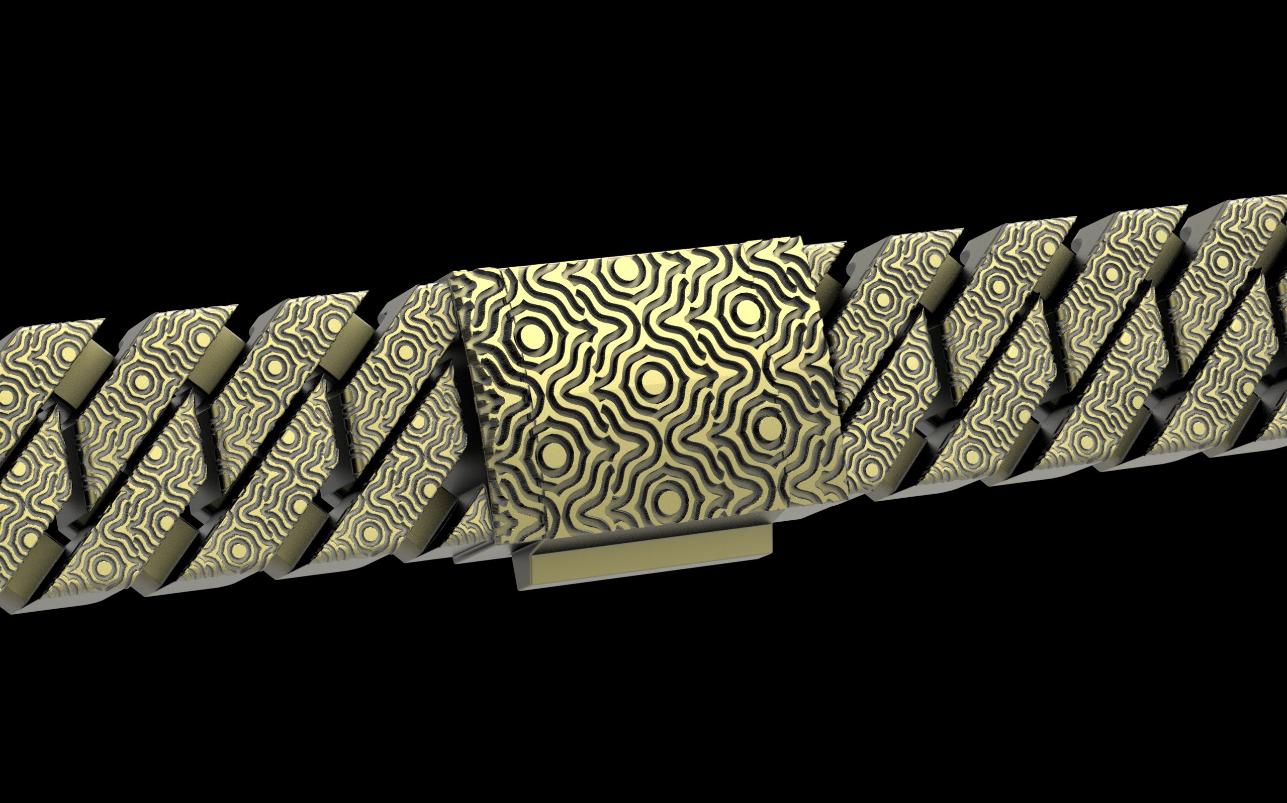 Puddled Cut - Tech Cuban Chain