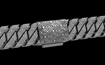Puddled Cut - Tech Cuban Bracelet