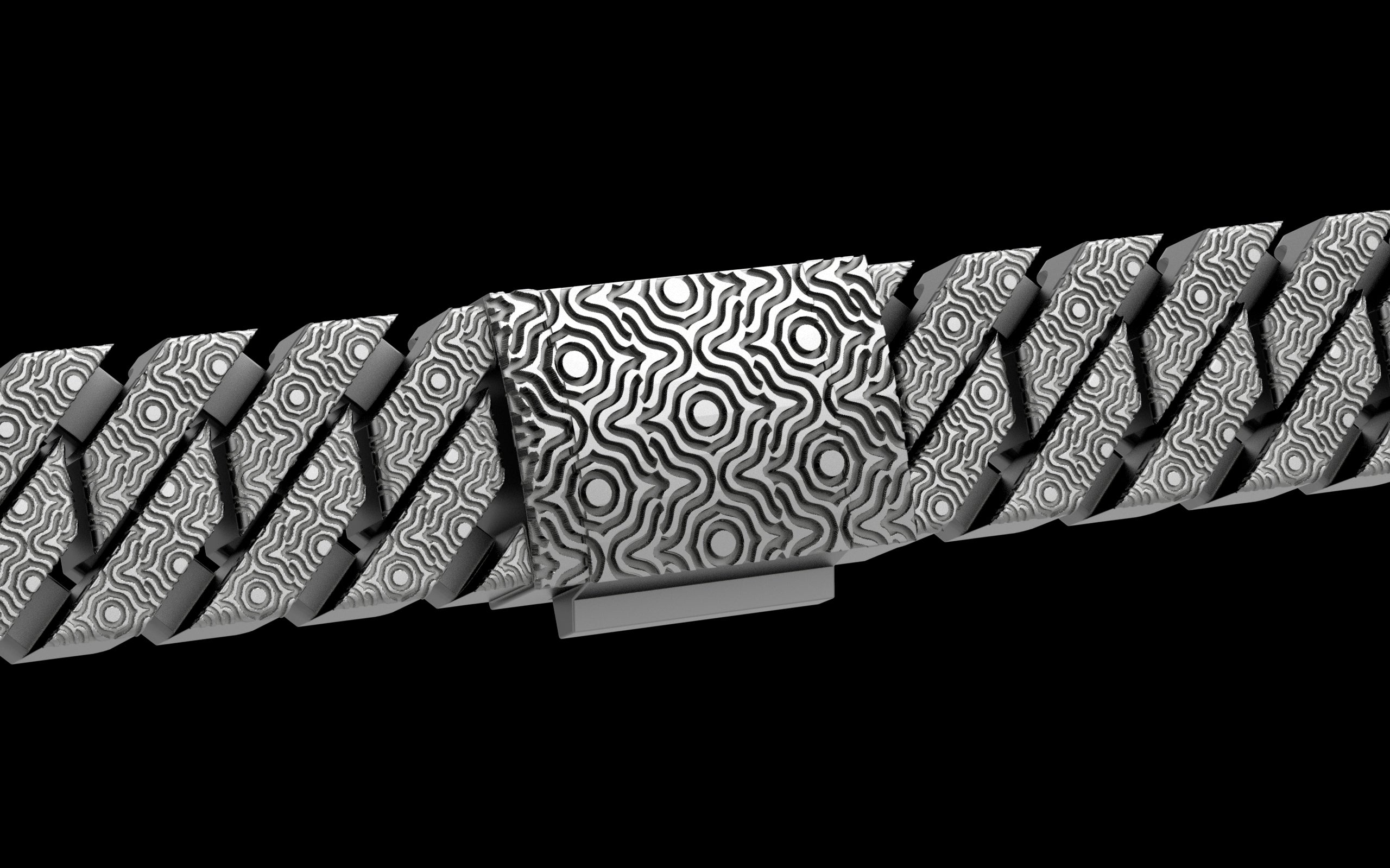 Puddled Cut - Tech Cuban Chain