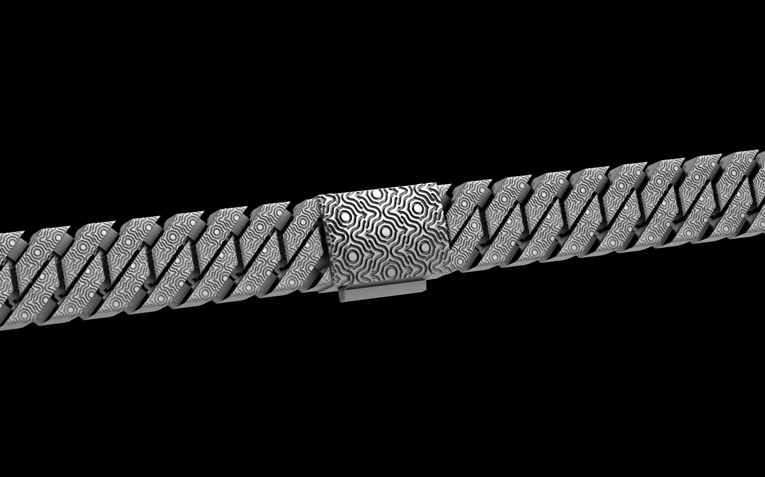 Puddled Cut - Tech Cuban Chain