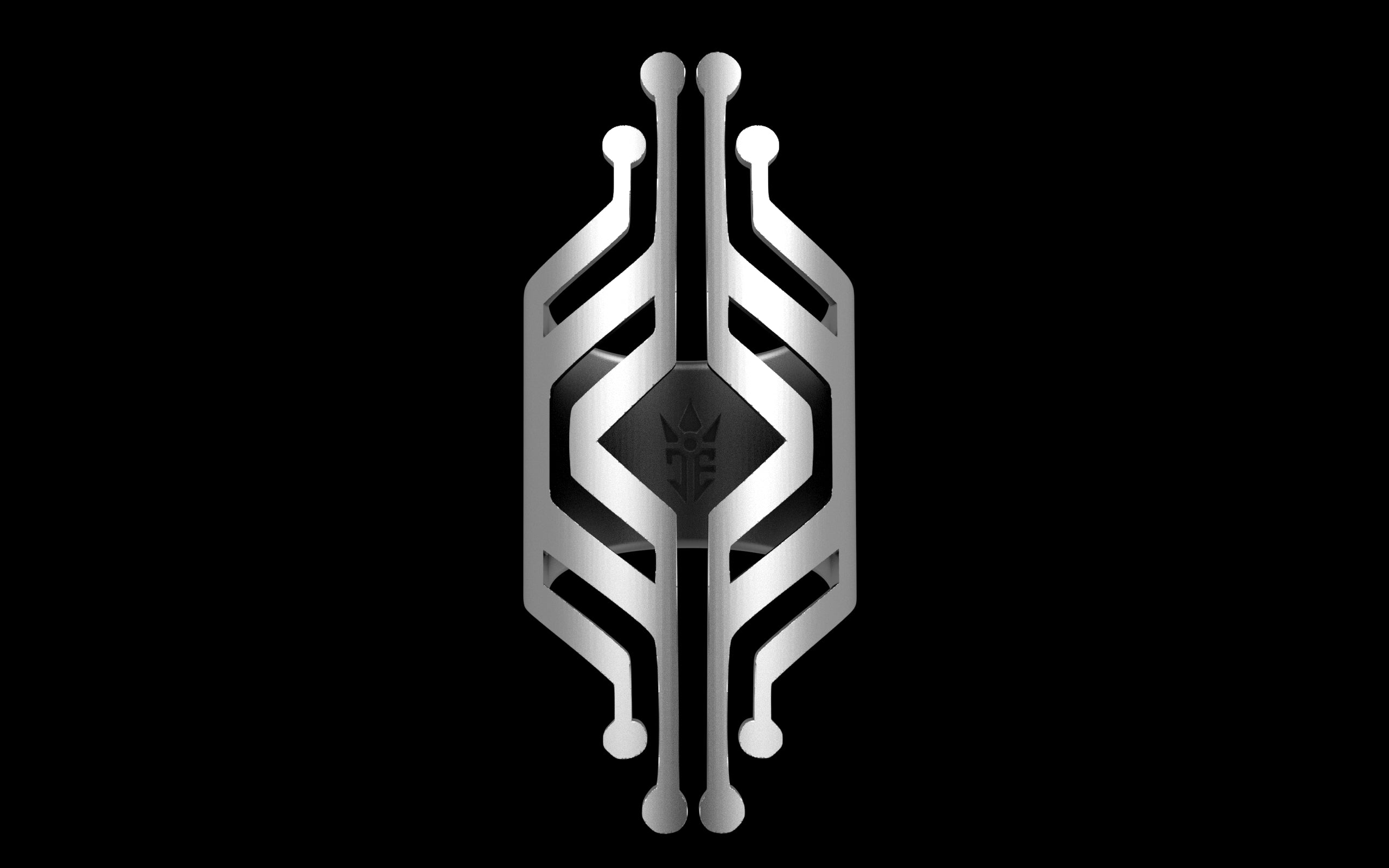 "Freya" - Ornamental Alchemy x C.E. Future Tribal Ring - Sterling Silver / Brass