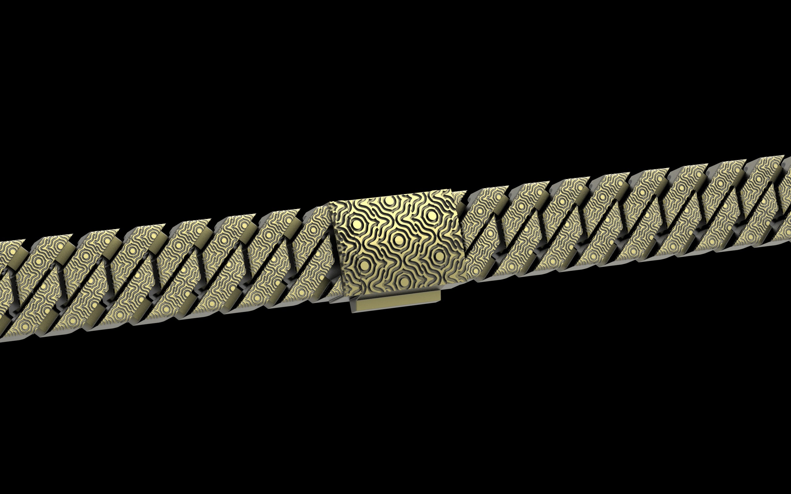 Puddled Cut - Tech Cuban Chain