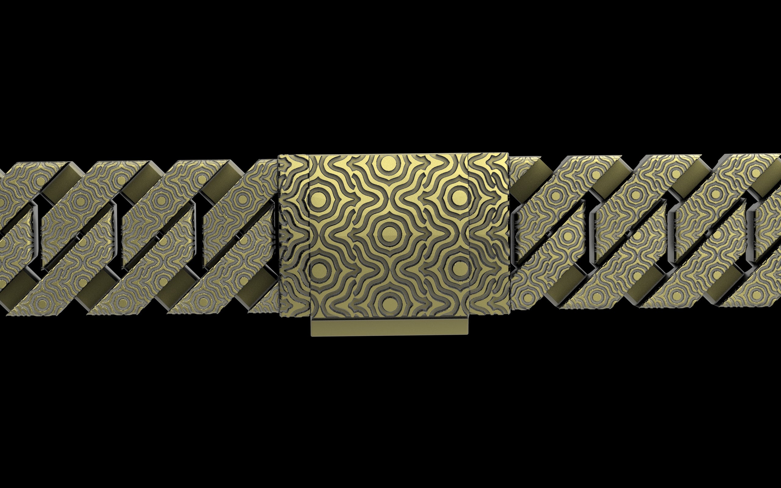 Puddled Cut - Tech Cuban Chain