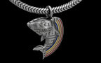 Pretty Lights Lazer Shark Pendant