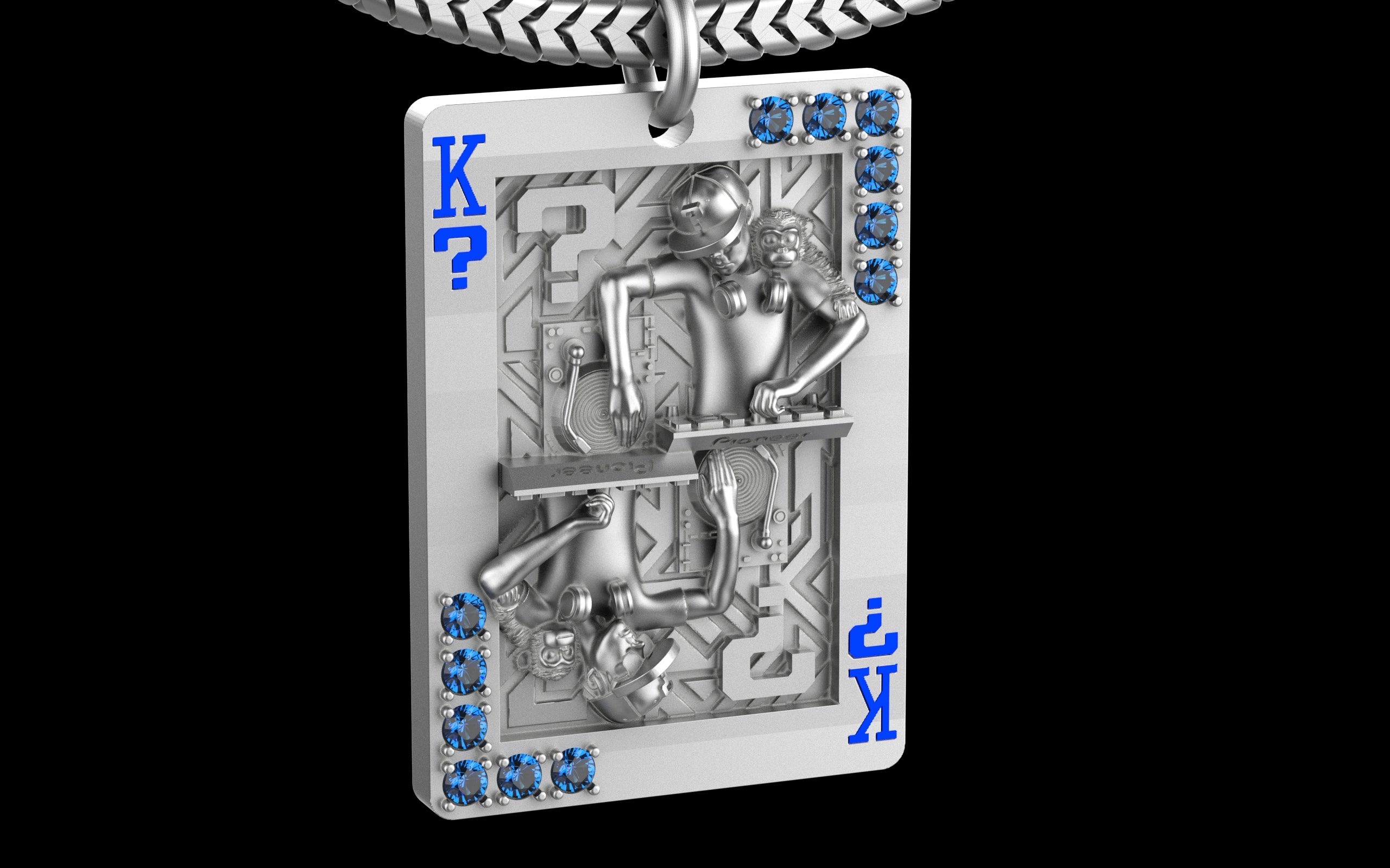 King of Scratch with Gemstones