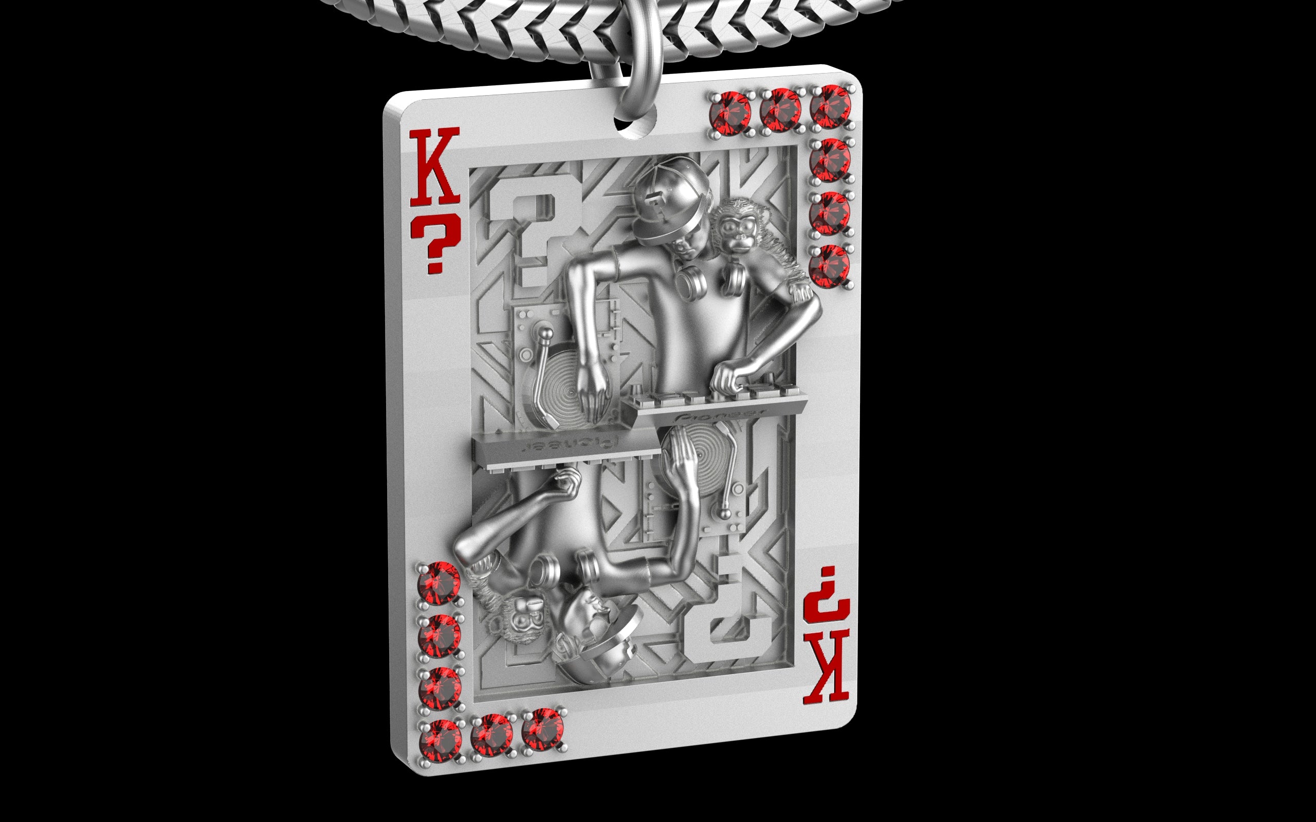 King of Scratch with Gemstones