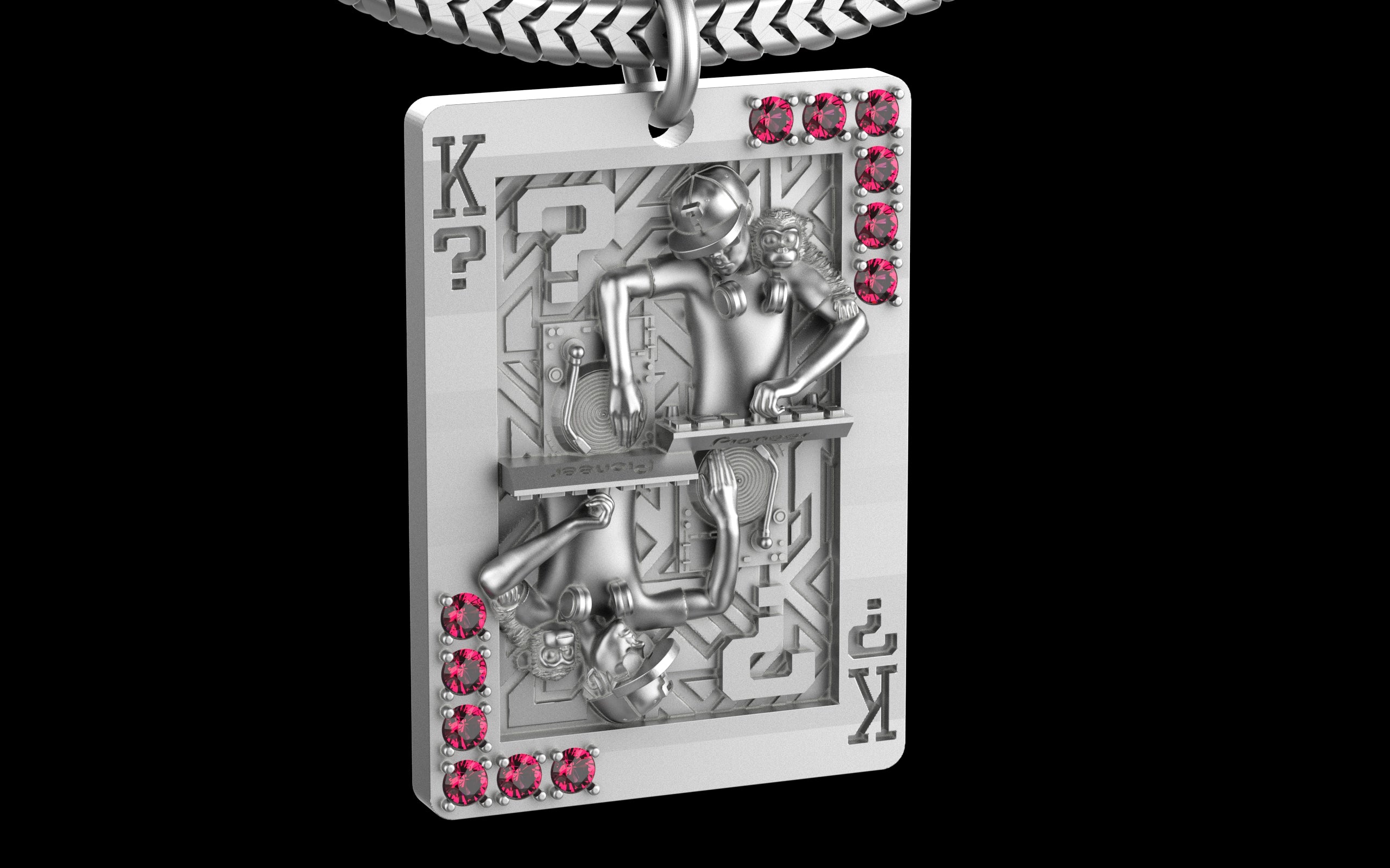 King of Scratch with Gemstones