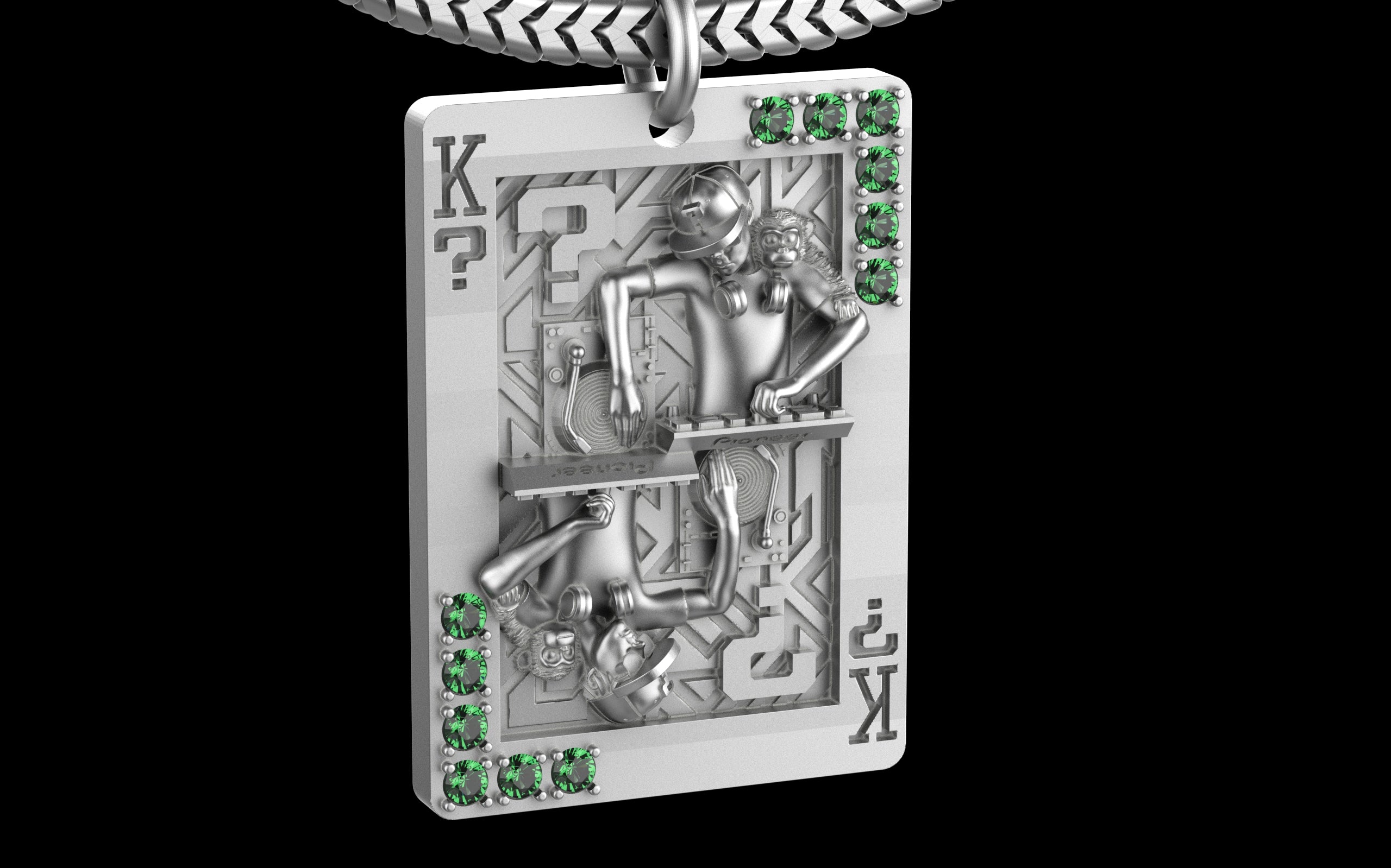 King of Scratch with Gemstones