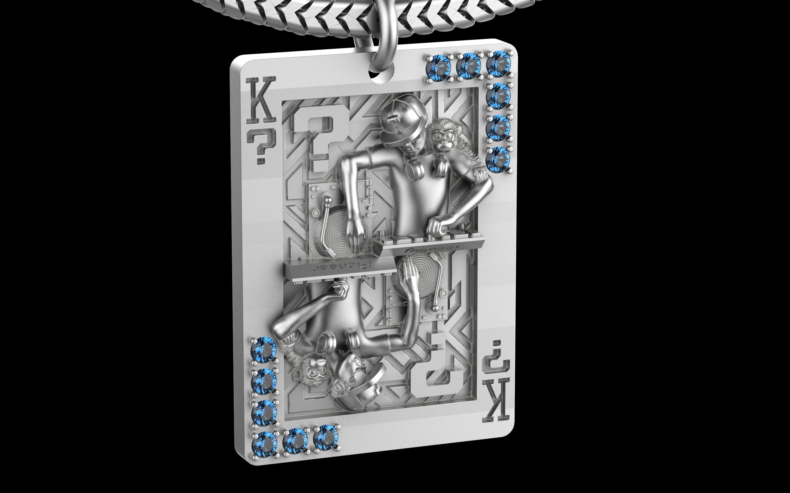 King of Scratch with Gemstones