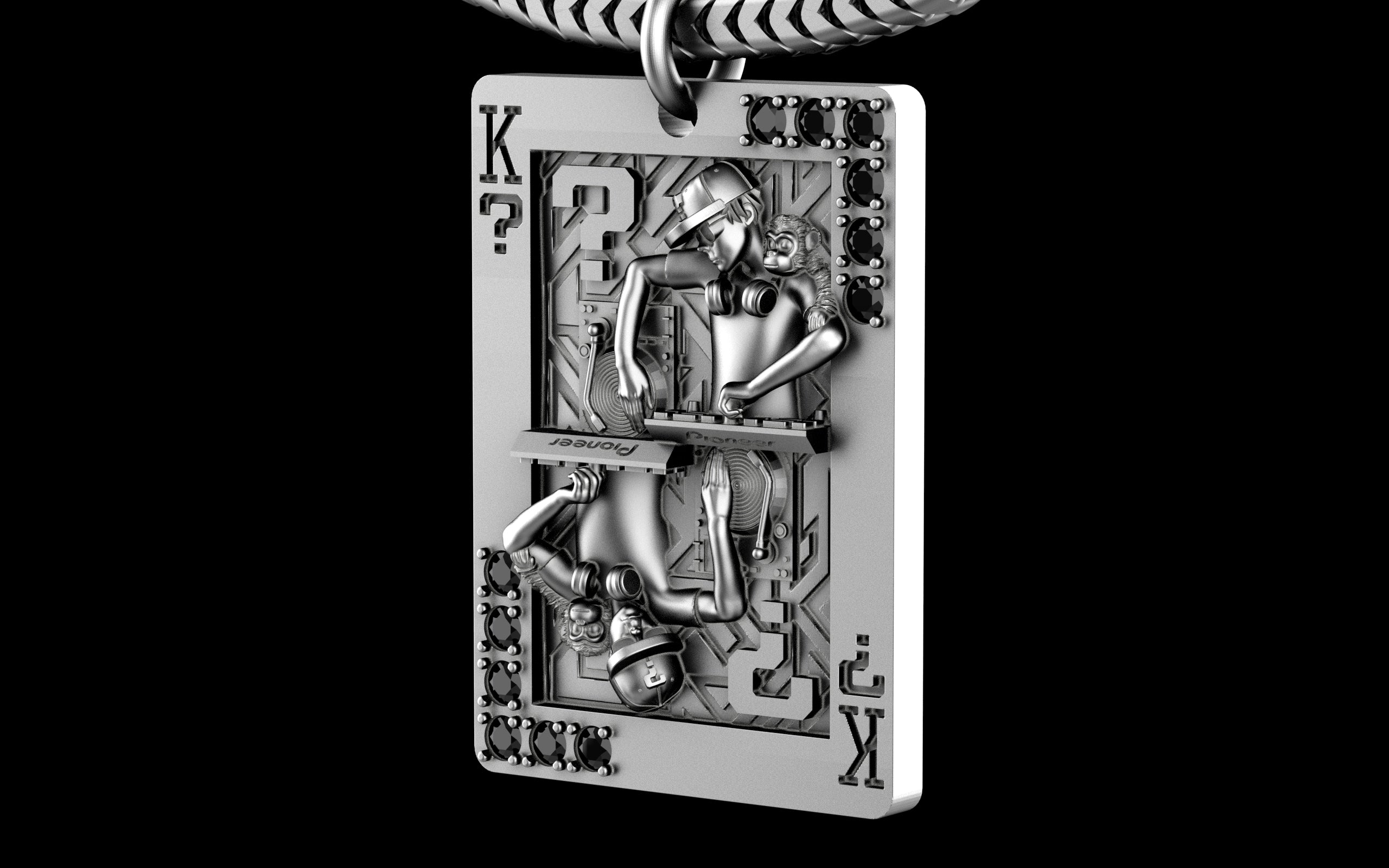 King of Scratch with Gemstones