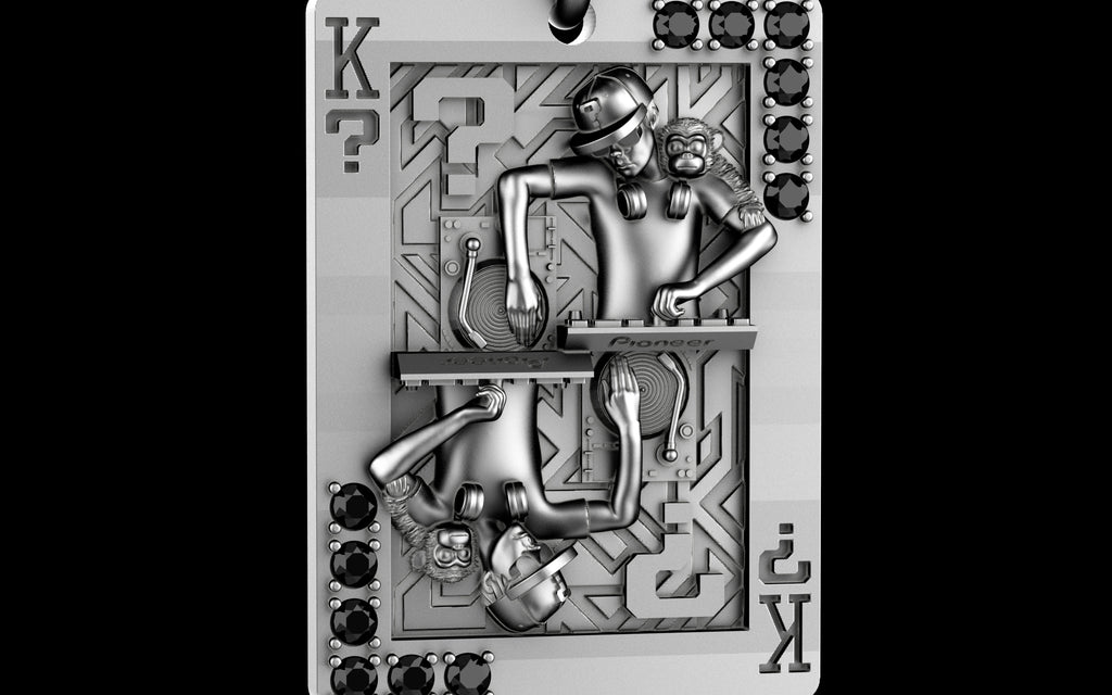 King of Scratch with Gemstones