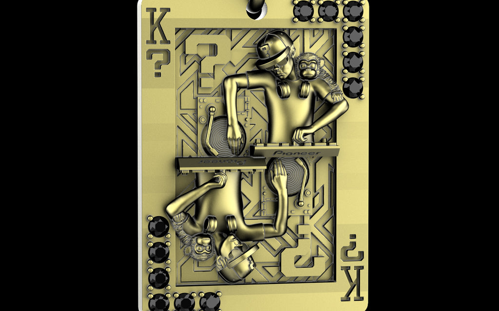 King of Scratch with Gemstones