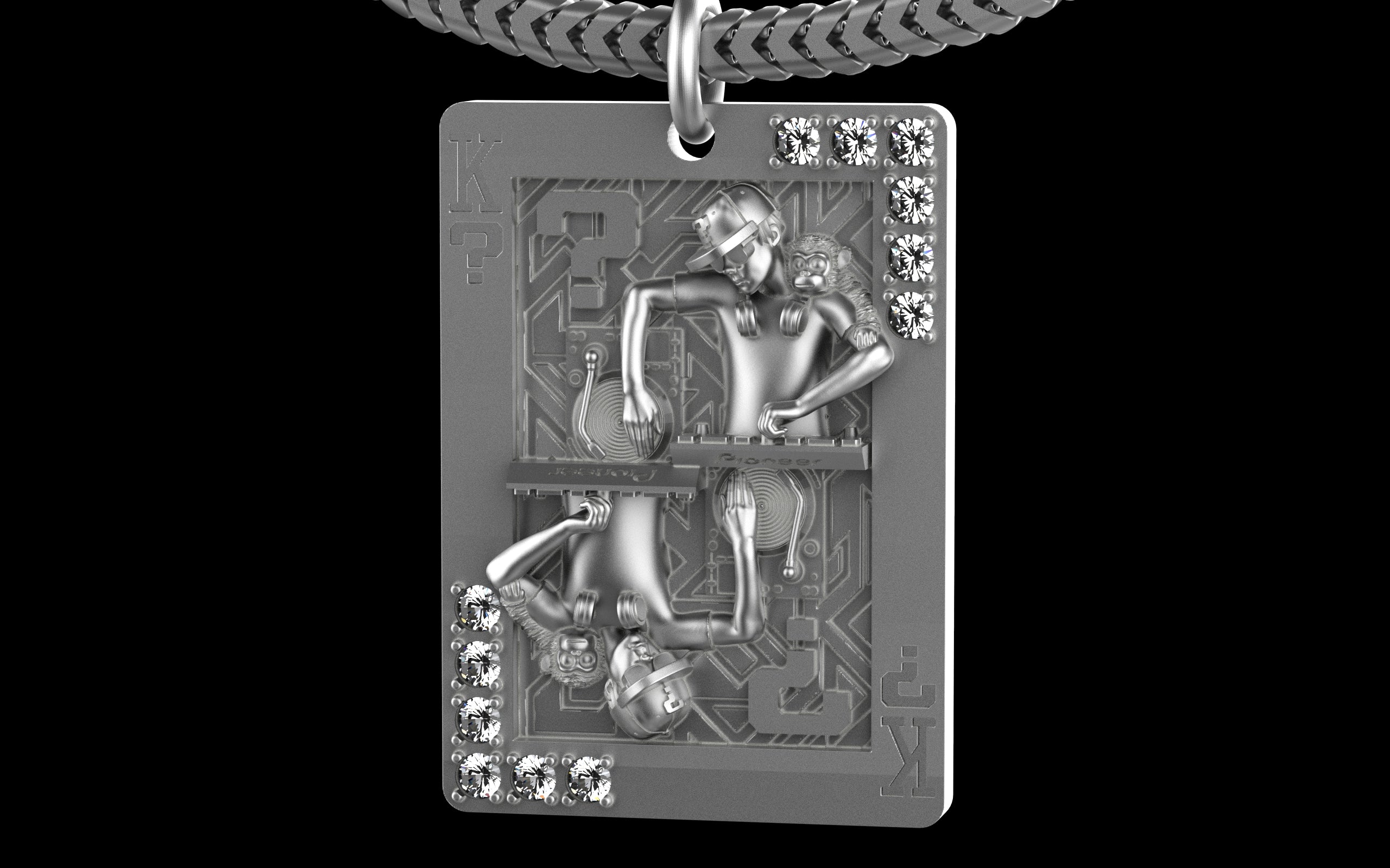 King of Scratch with Gemstones