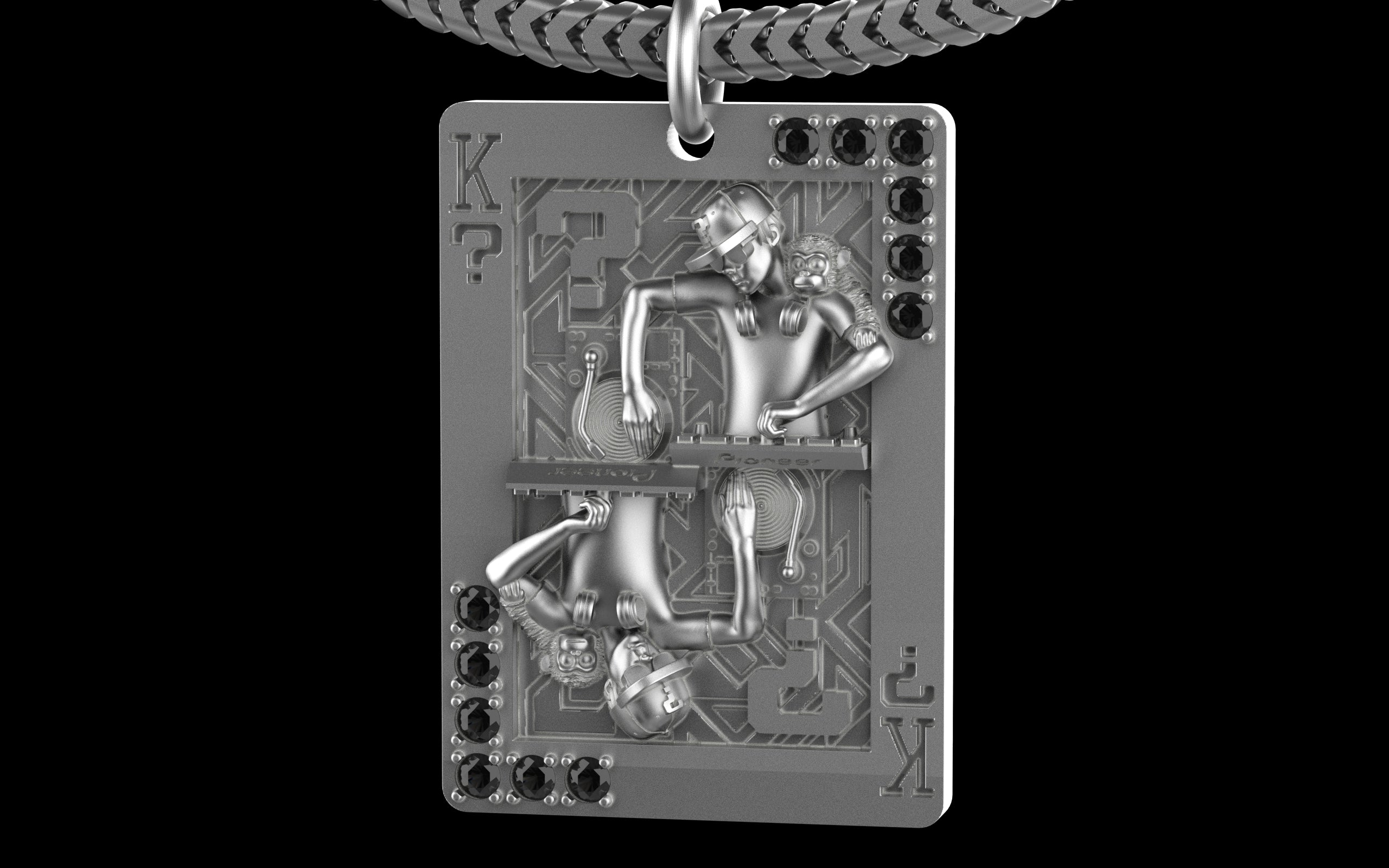 King of Scratch with Gemstones