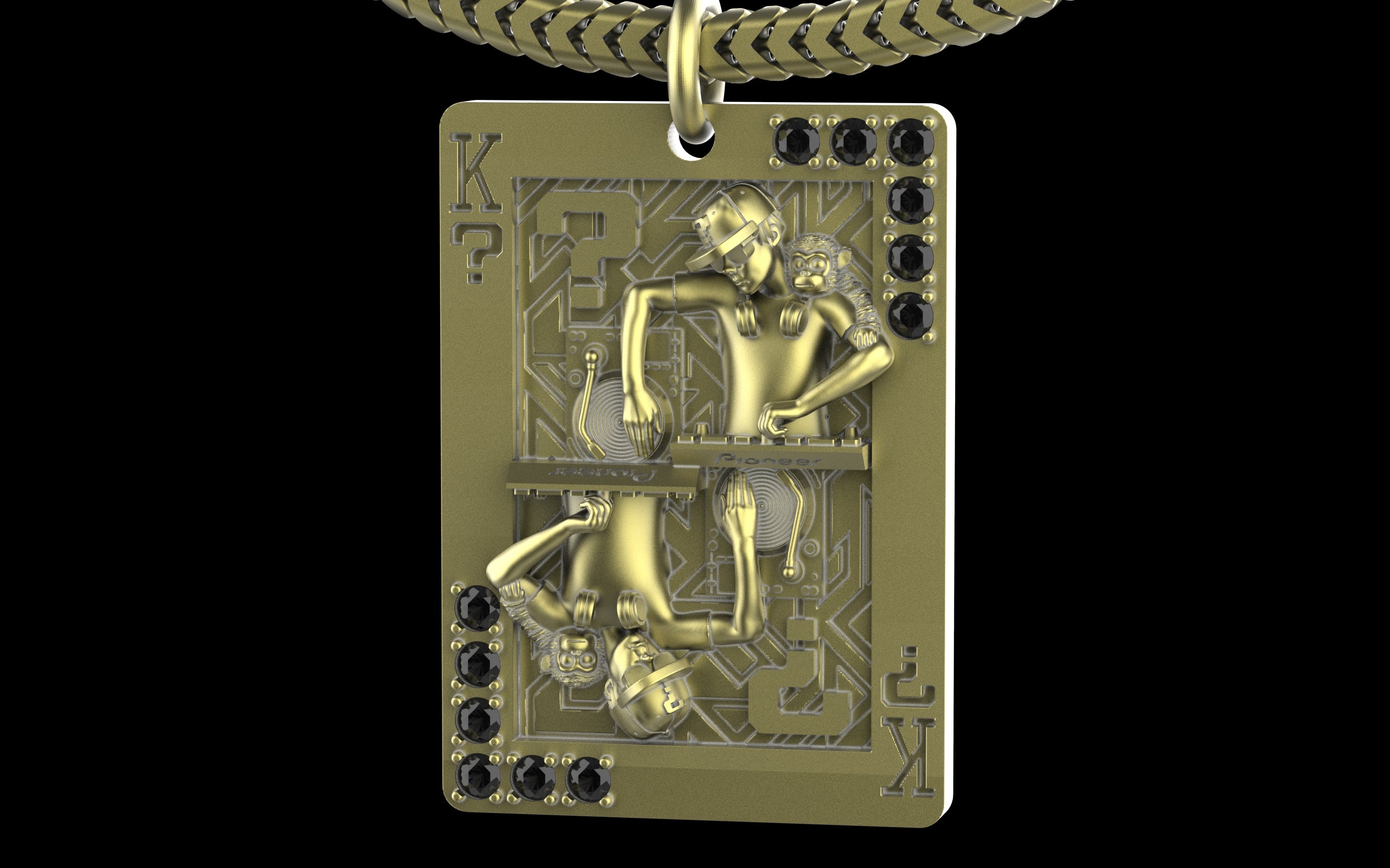 King of Scratch with Gemstones