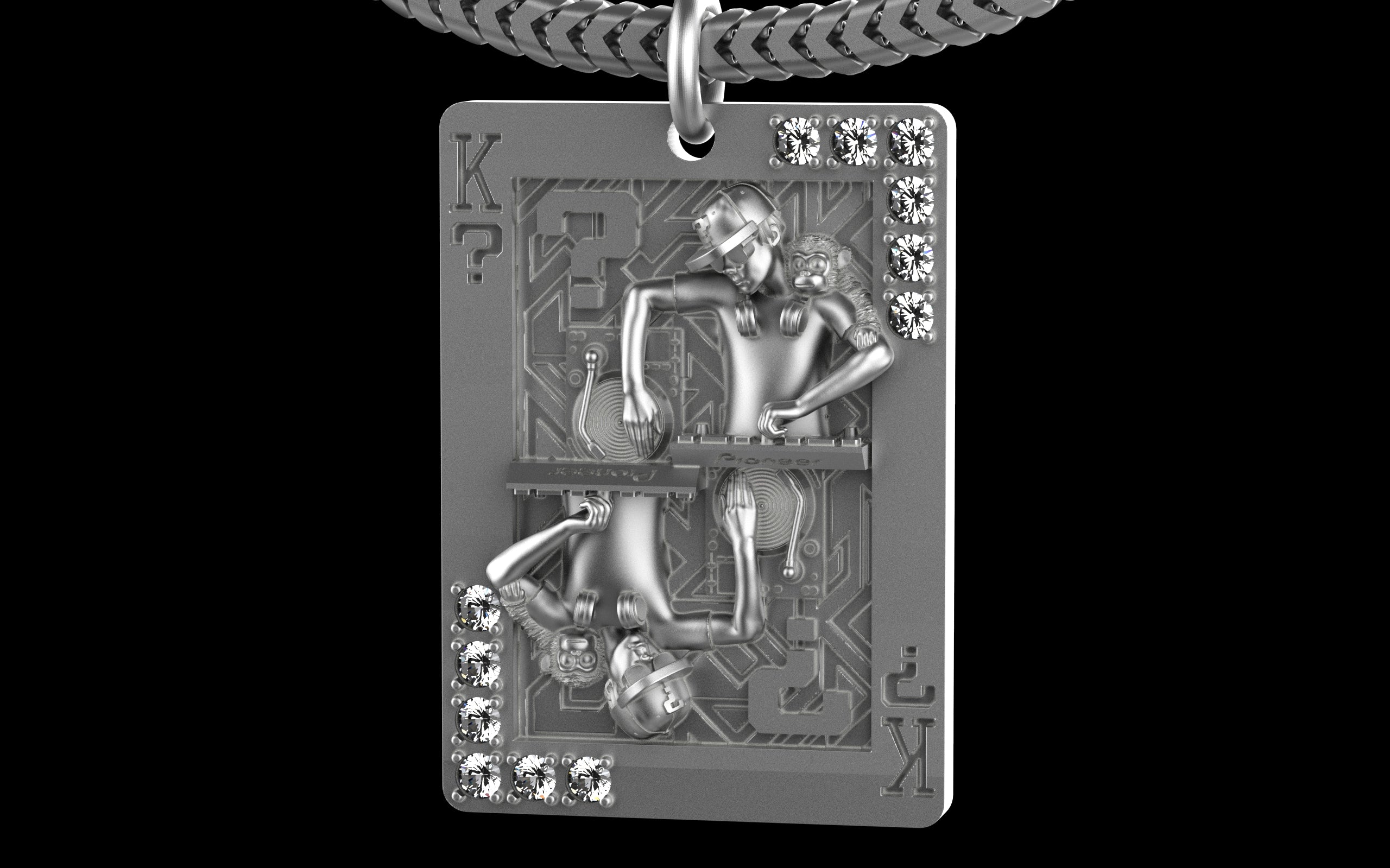 King of Scratch with Gemstones